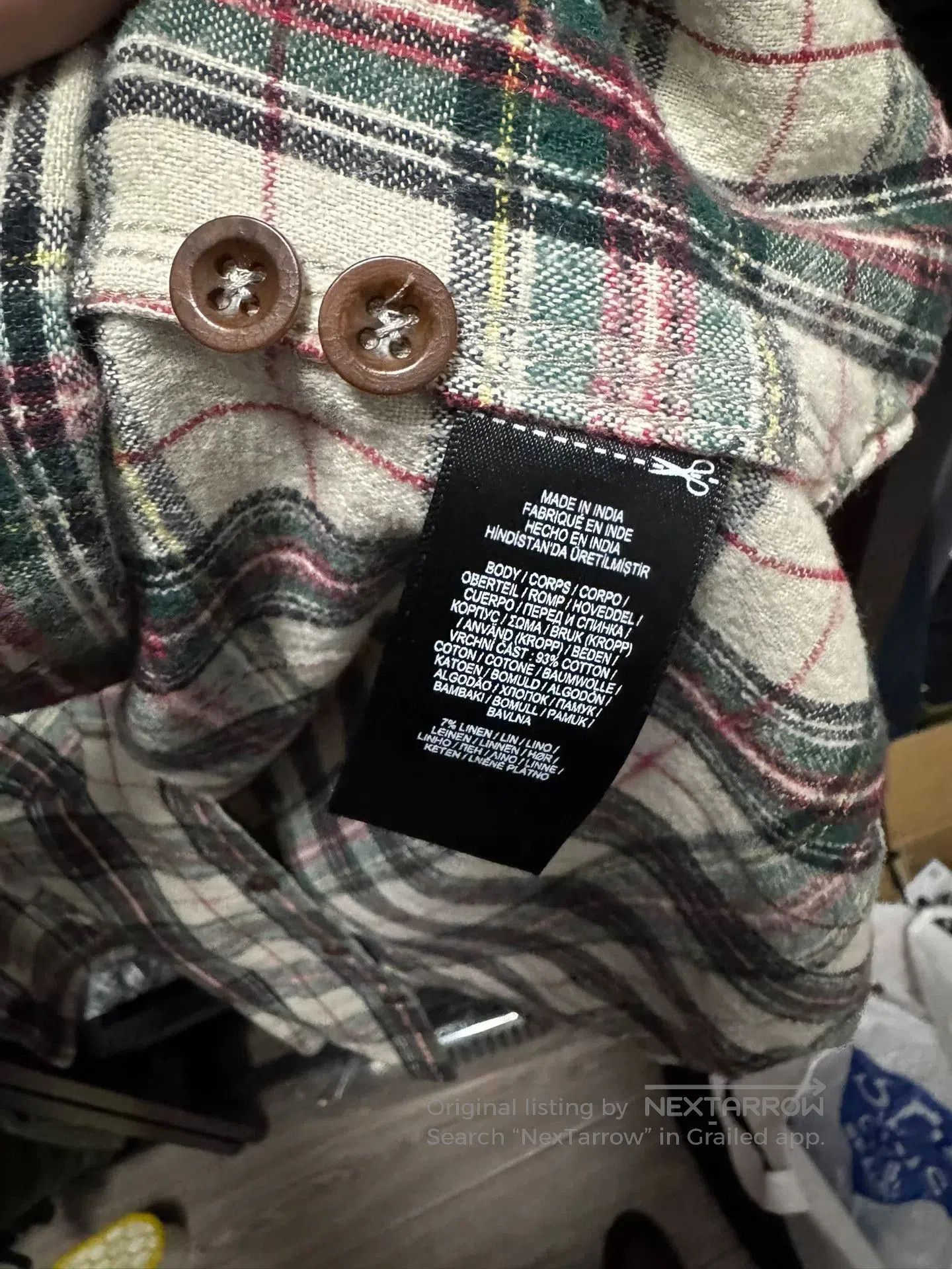 RRL Ralph Lauren plaid long sleeve shirt for casual wear. Size US XS / EU 42 / 0 - 4 Thumbnail