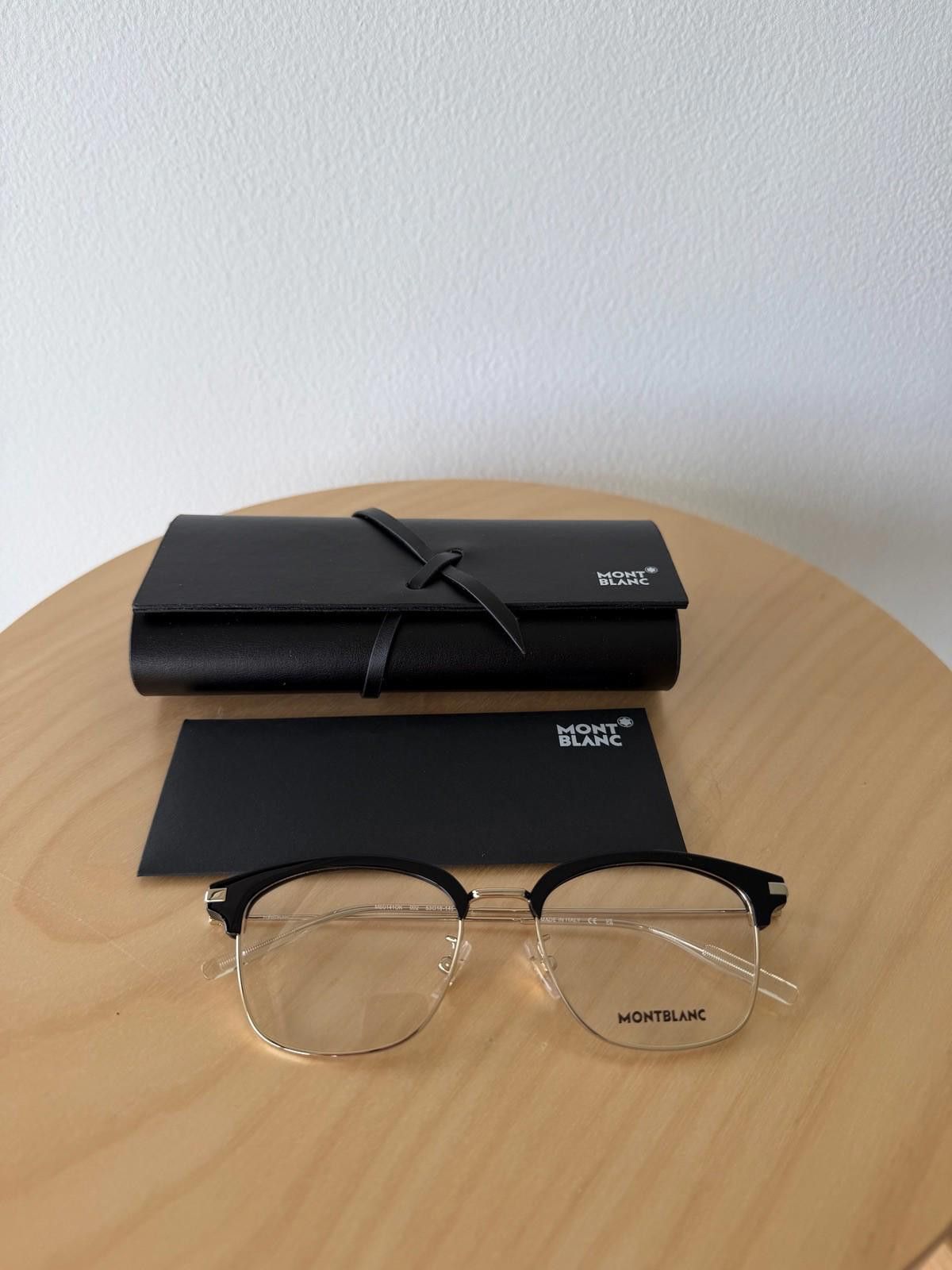 Montblanc New montblanc optical glasses frames eyeglasses MB0141OK 002 Size ONE SIZE - 1 Thumbnail