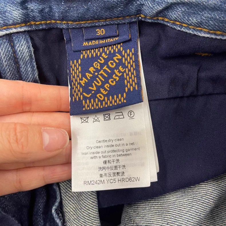 Louis Vuitton LOUIS VUITTON Turquoise Jeans Size US 30 / EU 46 - 3 Thumbnail