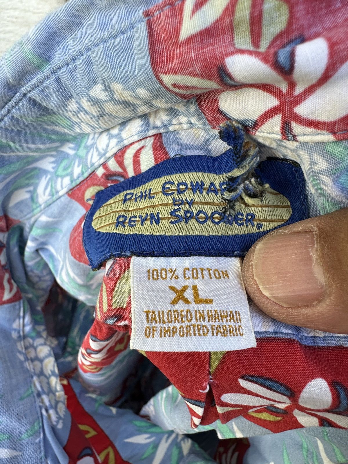 Reyn Spooner Reyn Spooner Phil Edwards Multicolor Hawaiian Print Men's XL Size US XL / EU 56 / 4 - 4 Thumbnail