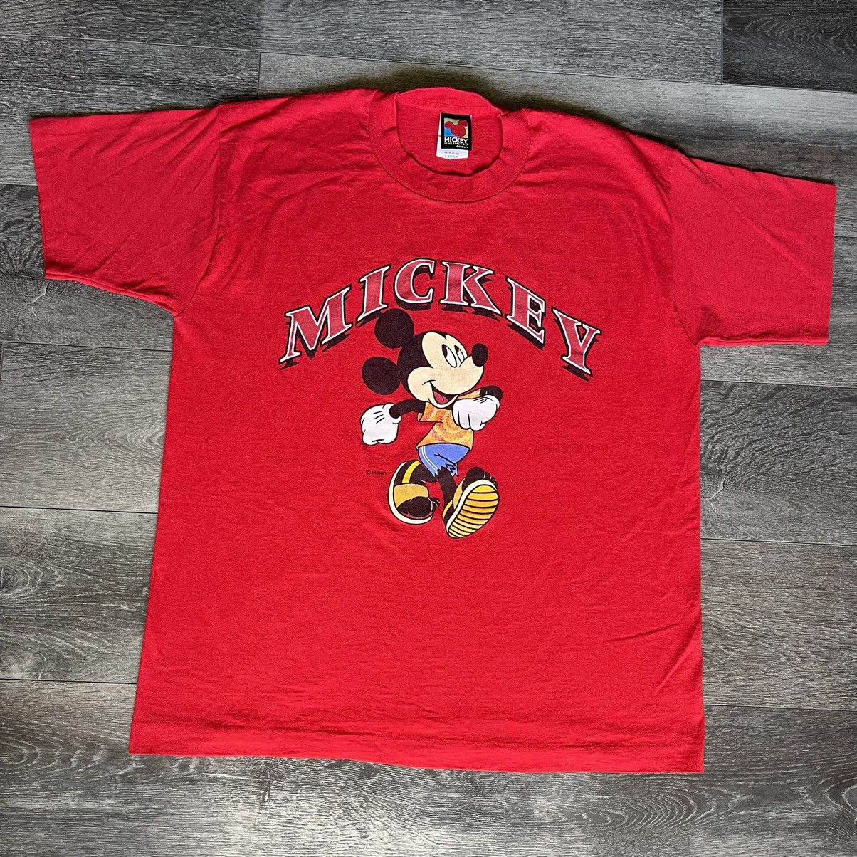 Disney × Mickey Inc × Vintage Vintage 1990s Disney Mickey Mouse Unlimited Beach Logo Tee Size US L / EU 52-54 / 3 - 1 Thumbnail