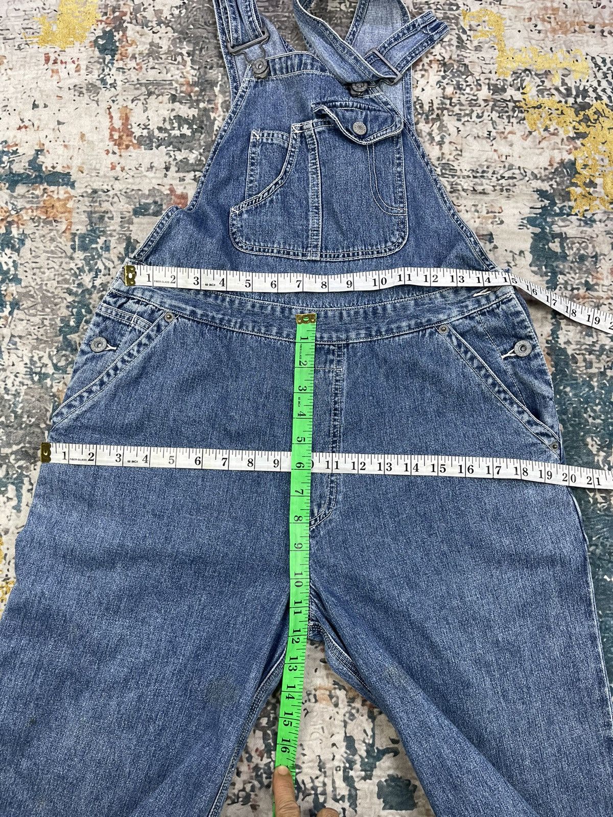 Esprit Vintage Esprit Denim Workwear Suspenders Jumpsuit Size US 30 / EU 46 - 17 Thumbnail