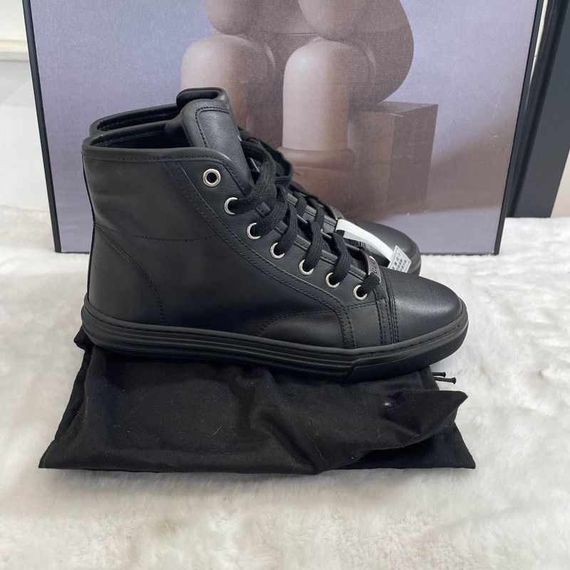 Gucci Gucci Minimalist Black Casual Sneakers - Size US 5.5 / EU 38 - 3 Thumbnail