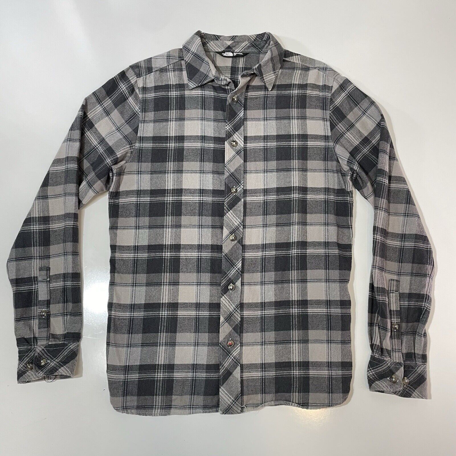 The North Face The North Face Men’s Gray Black Plaid Flannel Shirt Small Size US S / EU 44-46 / 1 - 1 Thumbnail