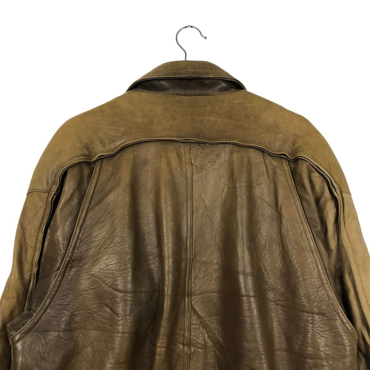 Robert Comstock VINTAGE BOMBER BIKER GENUINE LEATHER JACKET ROBERT COMSTOCK Size US L / EU 52-54 / 3 - 11 Thumbnail