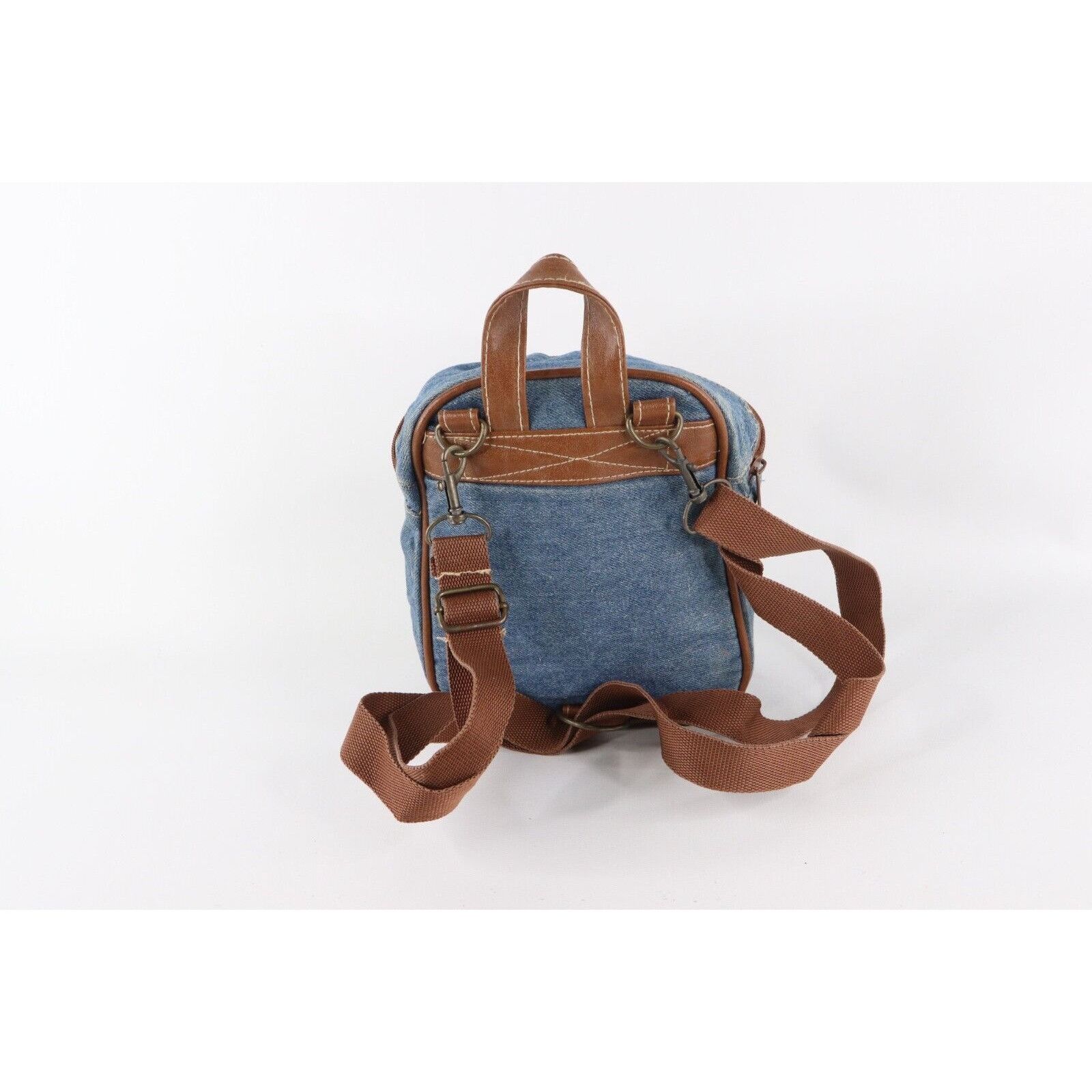 Vintage Vintage 90s Distressed Looney Tunes Denim Mini Backpack Bag Size ONE SIZE - 4 Thumbnail
