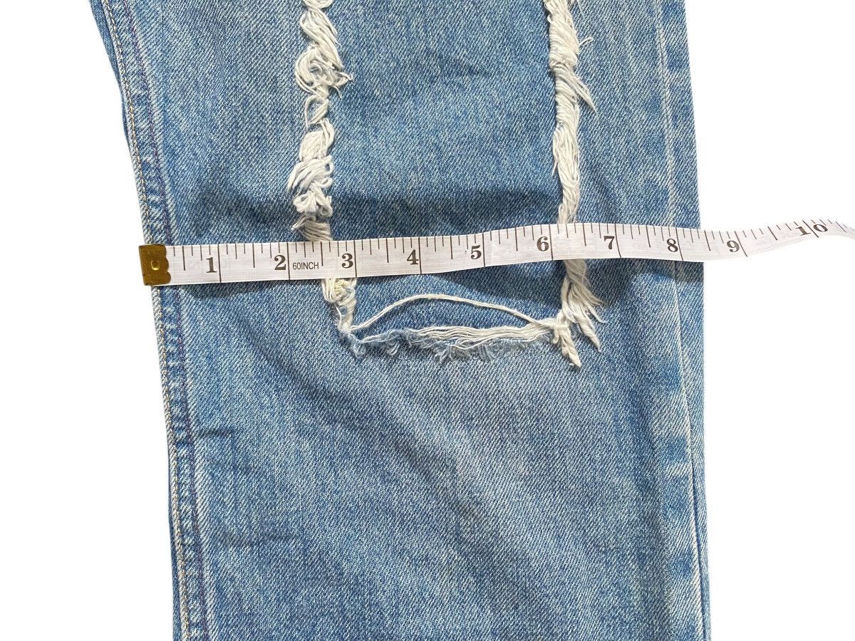 Japanese Brand Beams Japan Selvedge Distressed Patchwork Denim Size US 30 / EU 46 - 15 Thumbnail