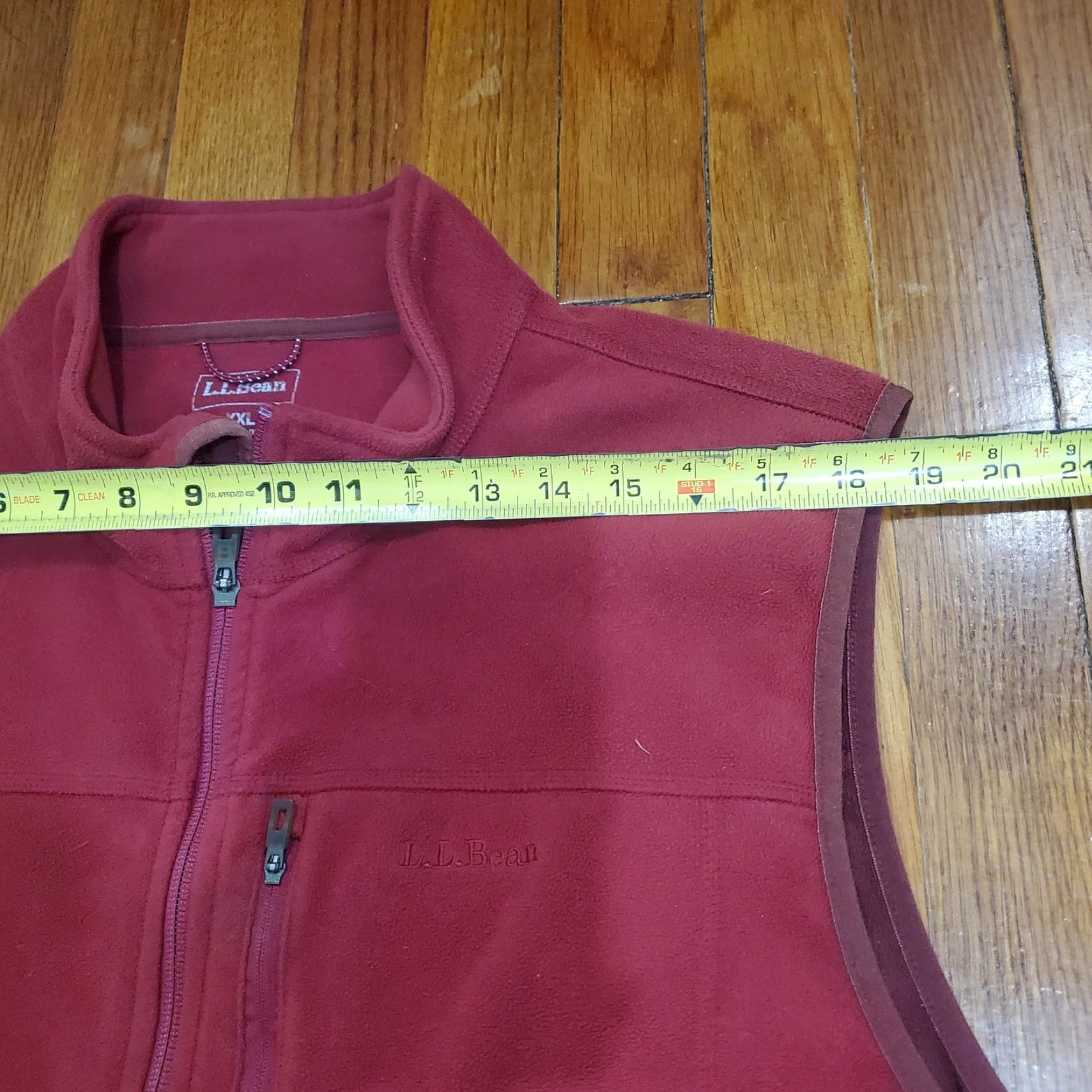 Vintage L.L.Bean Vest Mens 2XL Red Polartec Full Zip Outdoor Casual Warm Fleece Size US XXL / EU 58 / 5 - 5 Thumbnail