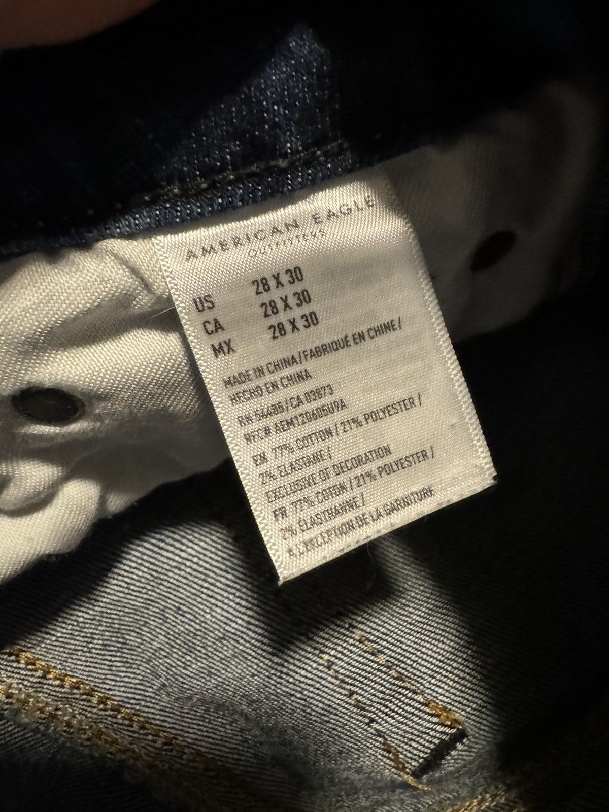 American Eagle Outfitters American Eagle Distressed Demin Size US 28 / EU 44 - 4 Thumbnail