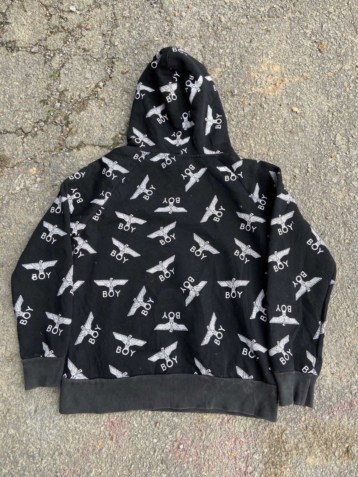 Boy London × Vintage Vintage Monogram Boy London Hoodie Size US L / EU 52-54 / 3 - 10 Thumbnail