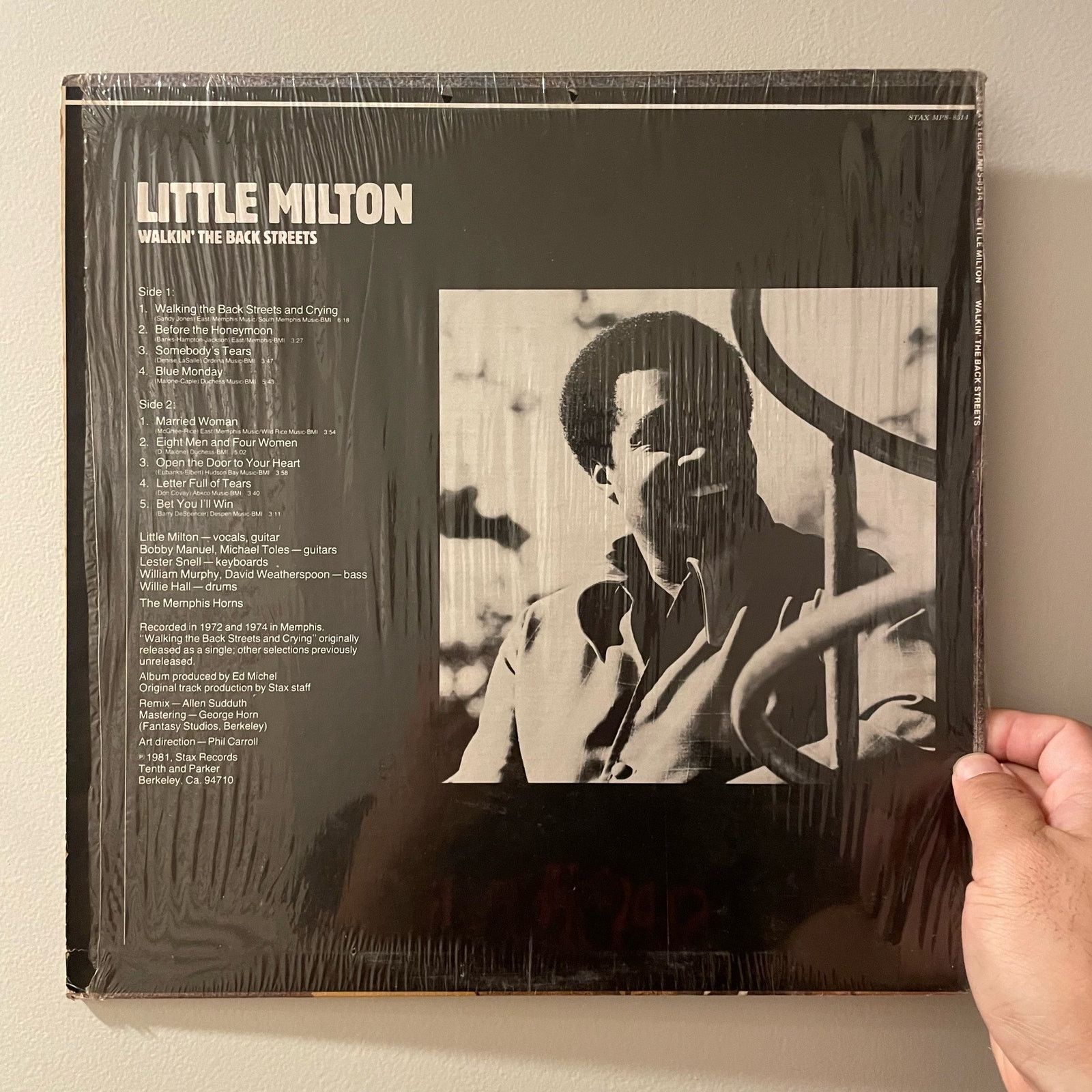 INTENTIONALLY BLANK Little Milton - Walkin The Back Streets LP vintage vinyl Size ONE SIZE - 2 Thumbnail