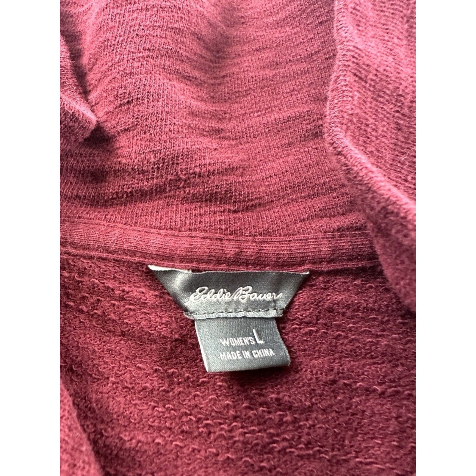 Eddie Bauer Eddie Bauer Jacket Womens Large Red Zip Up Pockets Comfortable Cotton Regular Size L Size L / US 10 / IT 46 - 6 Thumbnail