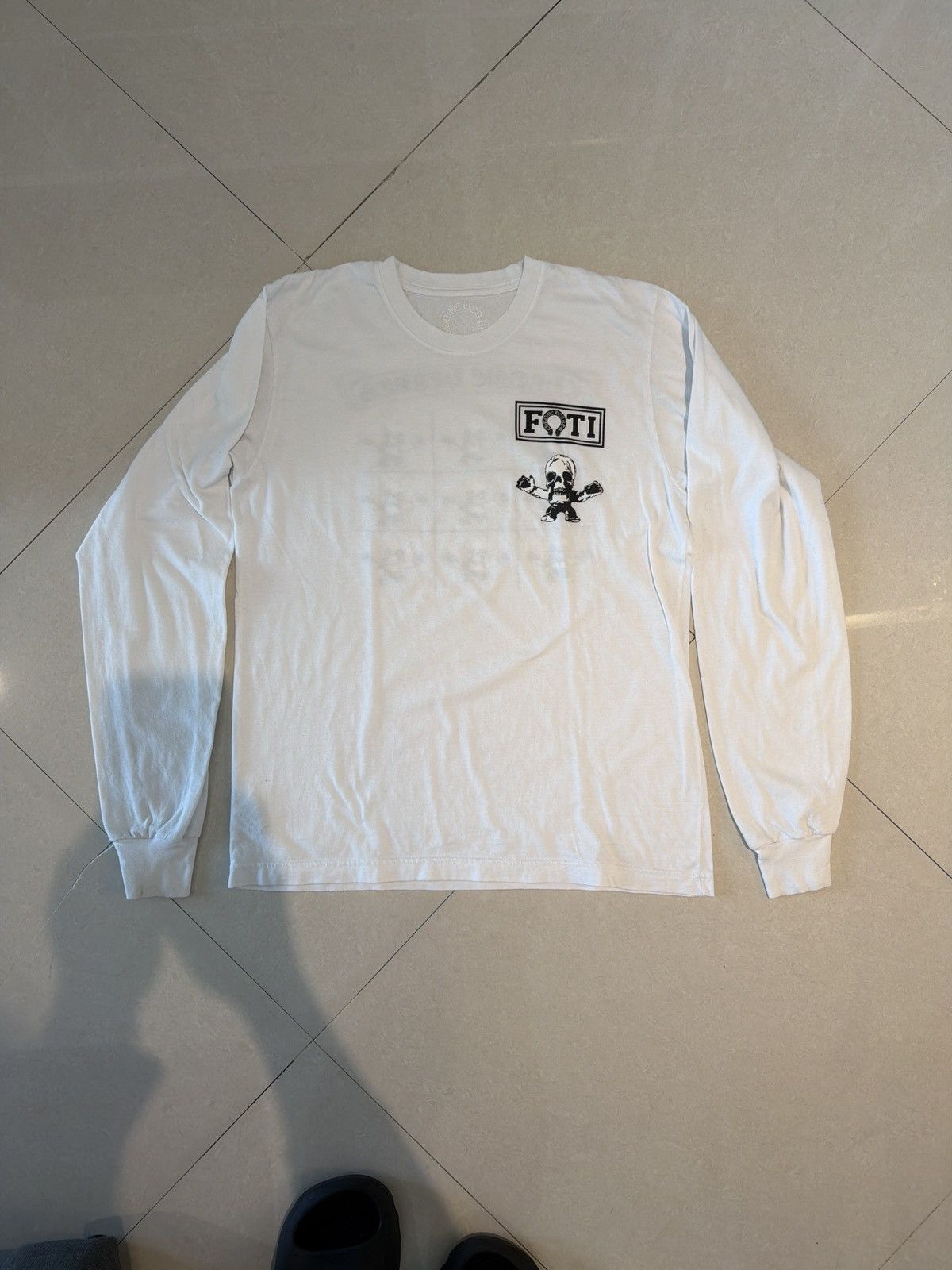 Chrome Hearts Foti Jarvis Tic Tac Toe Long Sleeve T-Shirt M