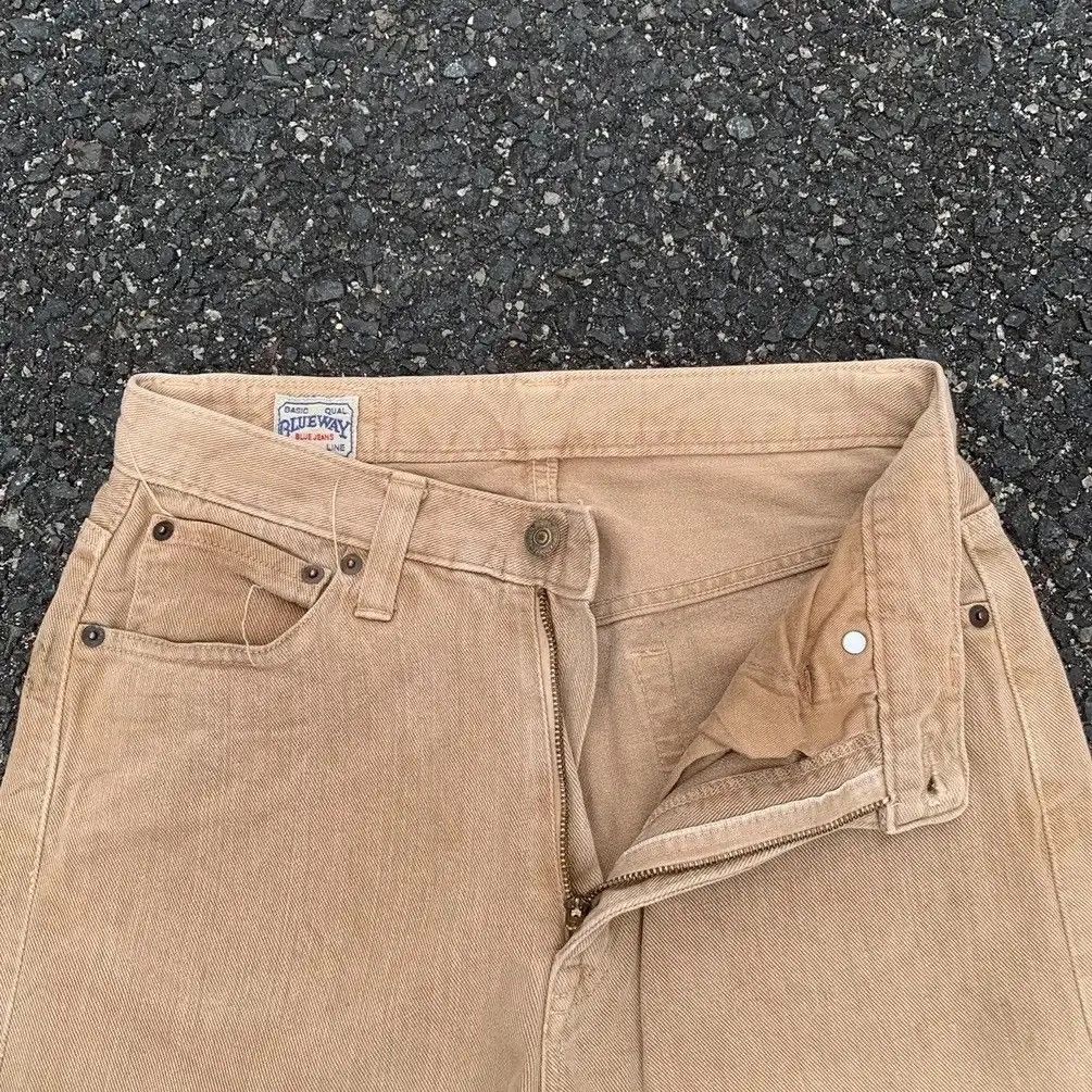 Japan Blue 5-POCKET TROUSERS VINTAGE BLUE WAY JEANS FADED DENIM PANTS Size US 28 / EU 44 - 5 Thumbnail