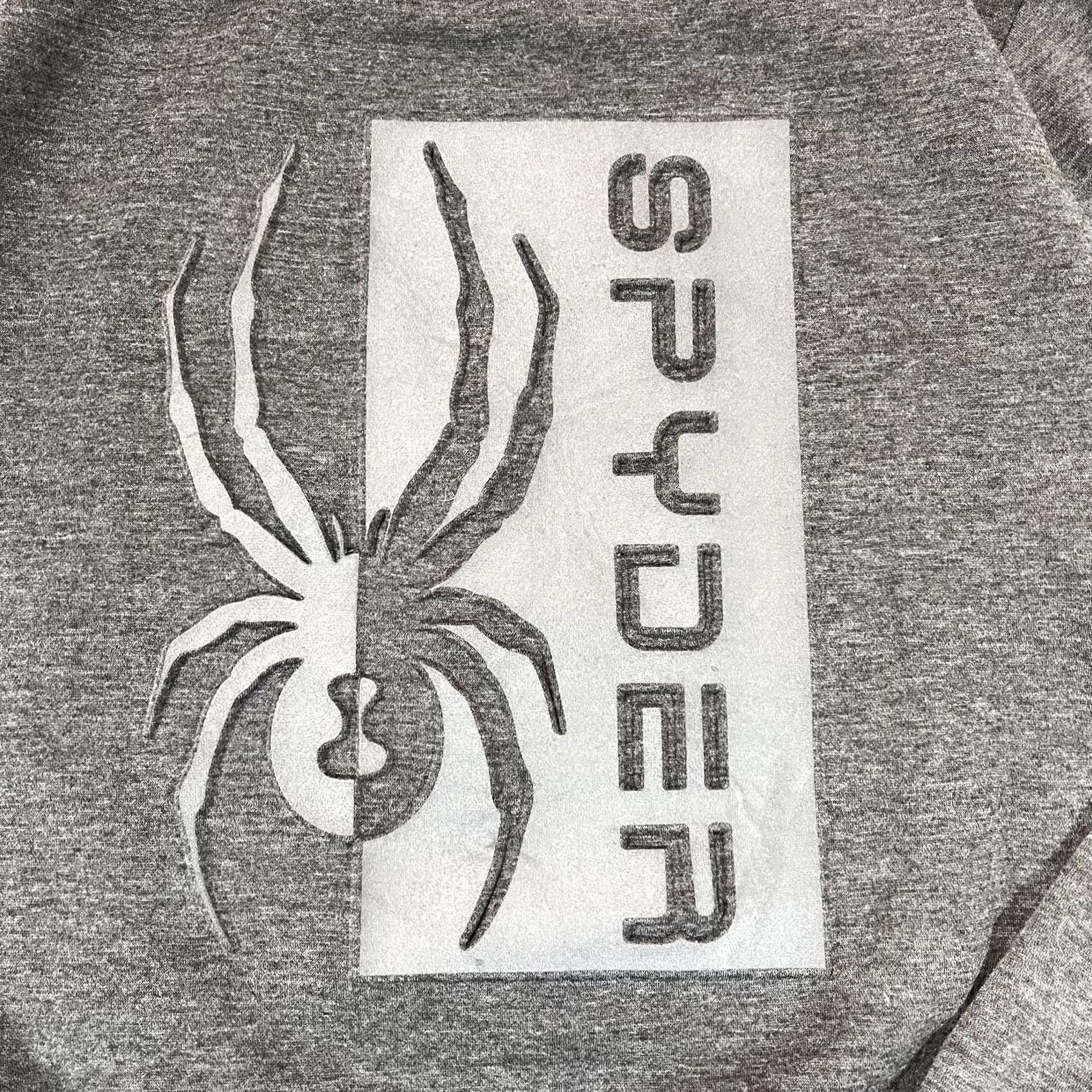 Spyder Spyder Sweatshirt Mens XL Gray Pullover Crewneck Logo Spider Colorado Outdoor Graphic Print All Seasons Size US XL / EU 56 / 4 - 3 Thumbnail