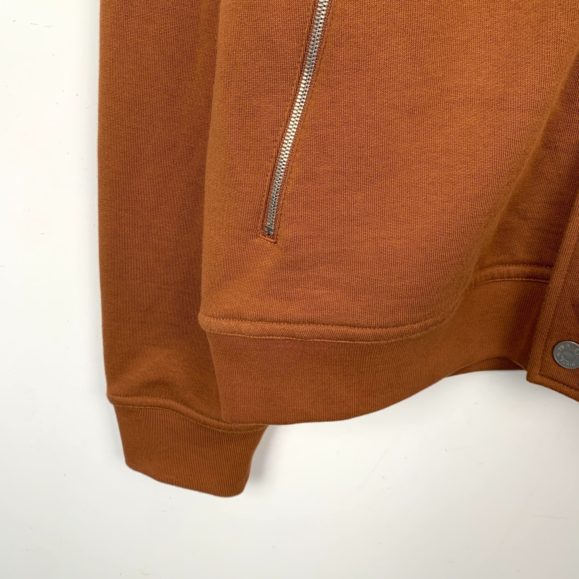 Hermes J9221 Hermès Mens Rust Brown Cotton Jacket With Embroidered Size US M / EU 48-50 / 2 - 5 Thumbnail