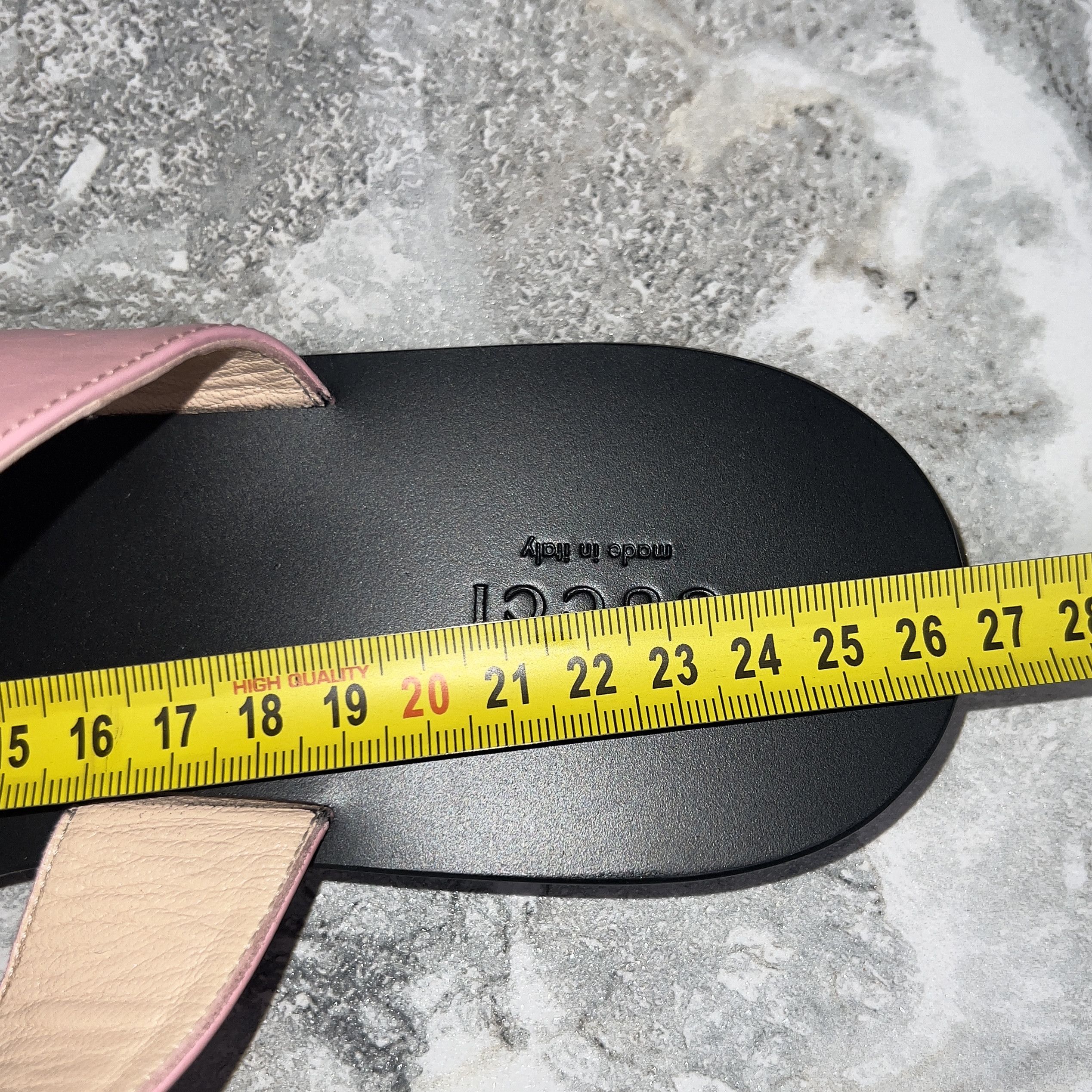 Gucci GUCCI Double GG Buckle Marmont Thong Sandal Leather Size US 9.5 / IT 39.5 - 11 Thumbnail