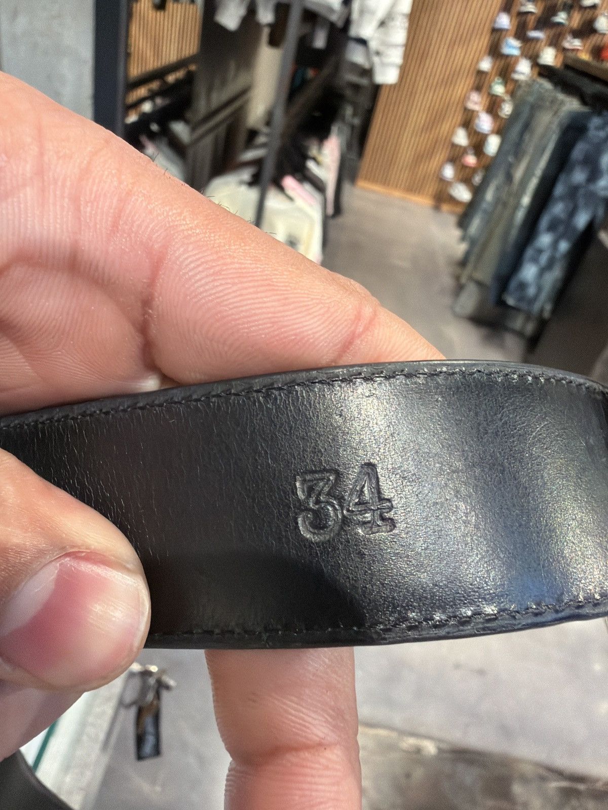 Chrome Hearts Chrome Hearts Star Oval Buckle + Belt Strap 1.5 Inches Size 34 - 6 Thumbnail