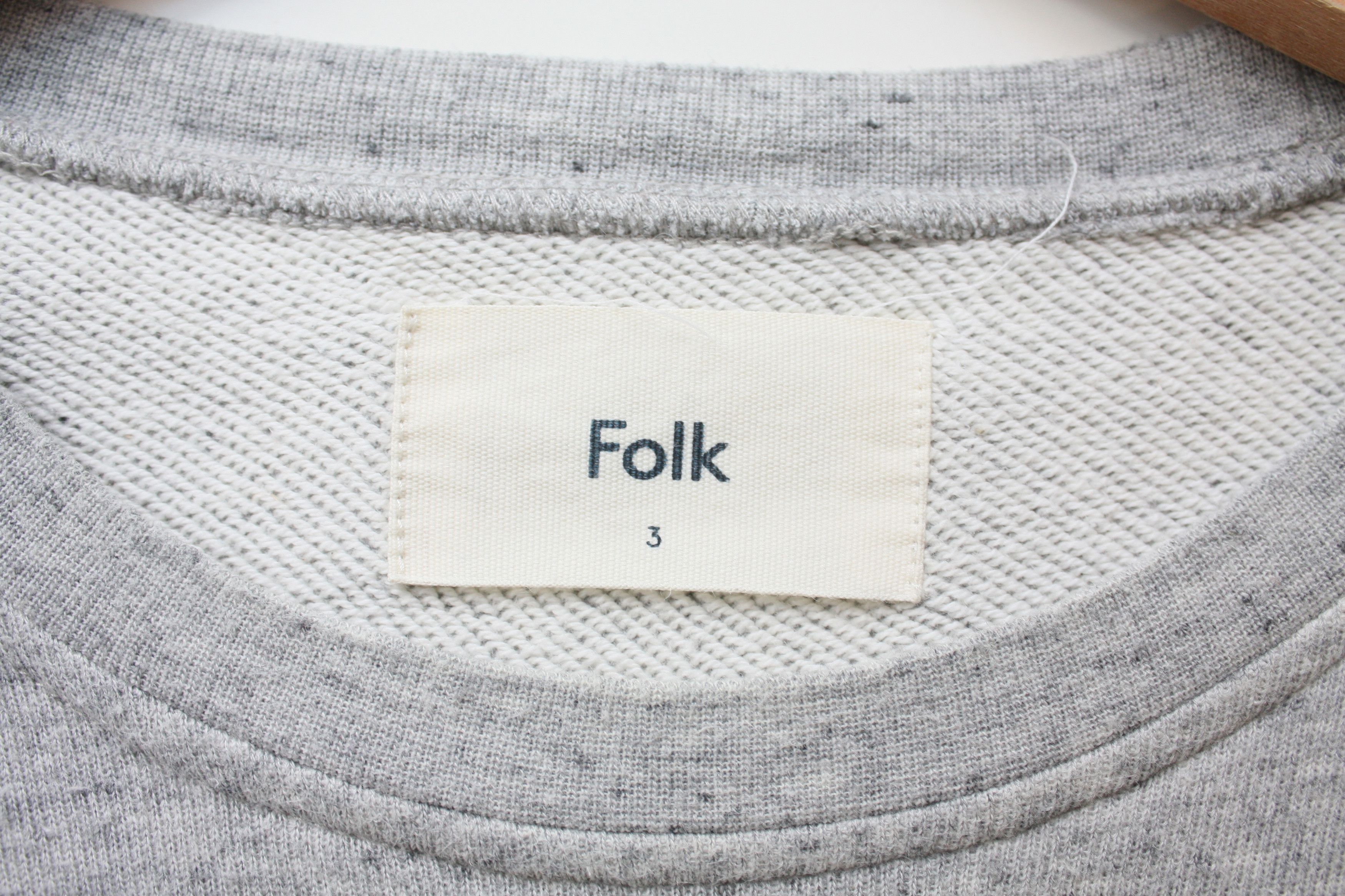 Folk Folk Grey Logo Sweatshirt Men's 3 Size US M / EU 48-50 / 2 - 5 Thumbnail