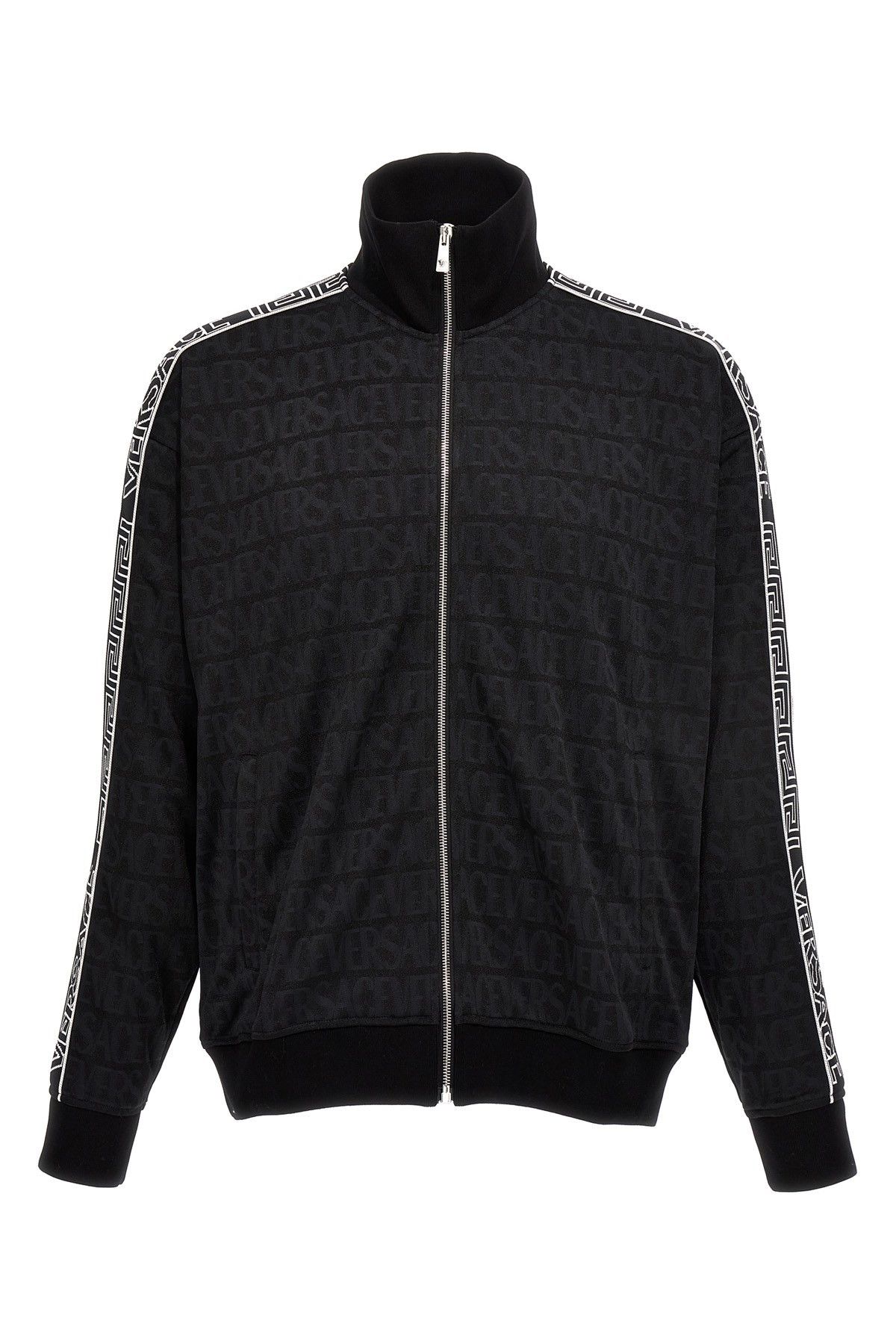 image of Versace Logo Sweatshirt in Black, Men's (Size Large)