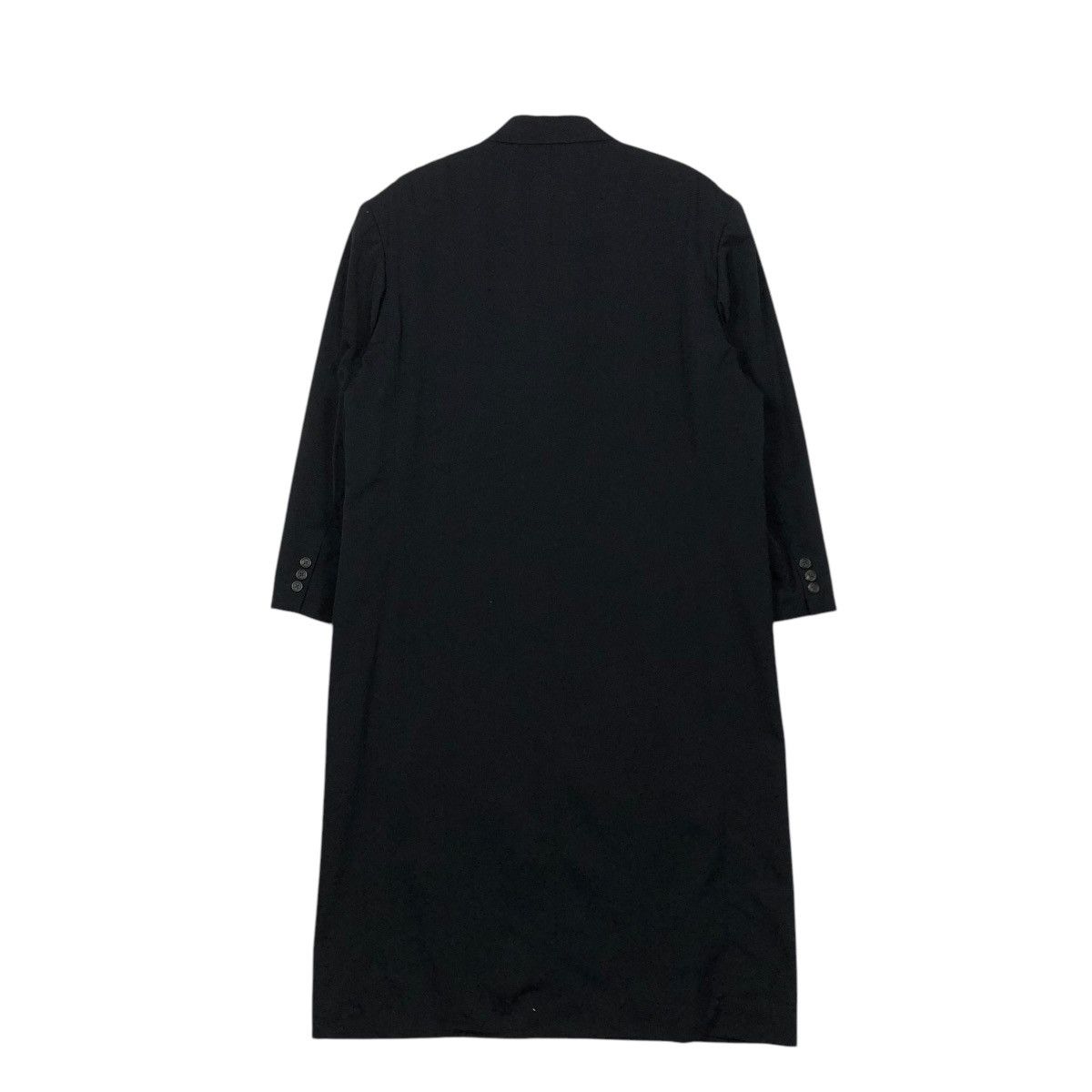 Yohji Yamamoto 🔥ICONIC RICH BLACK WOOL LONG JACKET Y’S FOR MEN JACKET Size US S / EU 44-46 / 1 - 10 Thumbnail