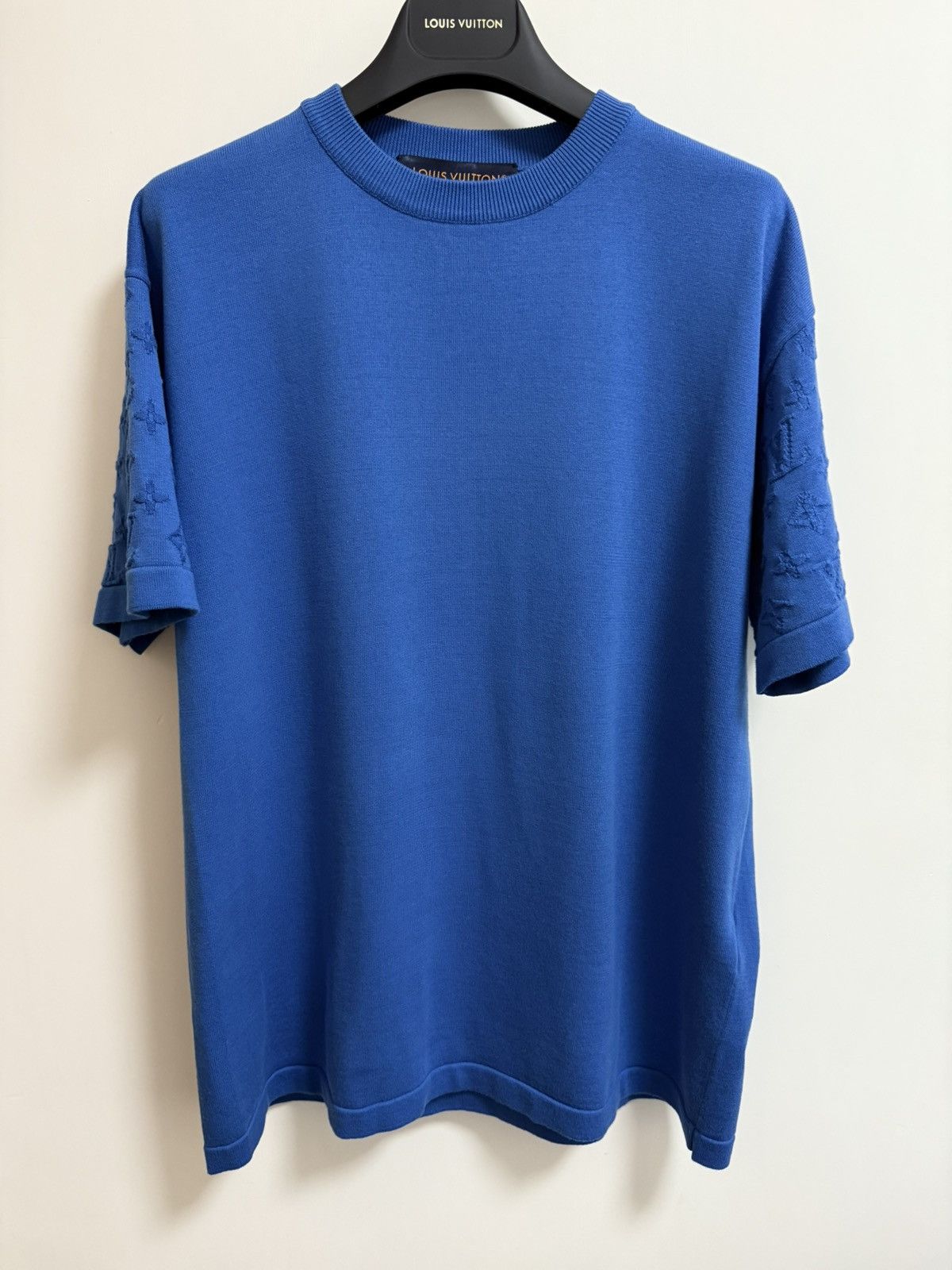 Louis Vuitton Louis Vuitton blue monogram sleeve t shirt S Size US S / EU 44-46 / 1 - 2 Thumbnail