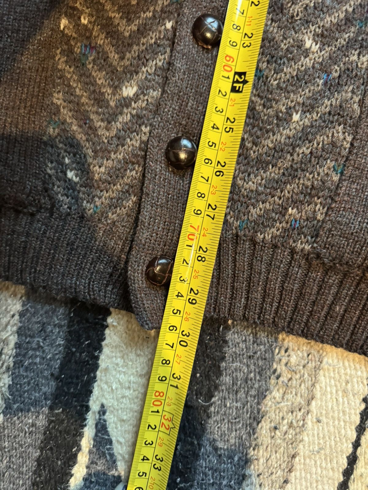 Vintage Vintage 90s Kurt Cobain Grunge Cardigan Large Size US L / EU 52-54 / 3 - 6 Thumbnail