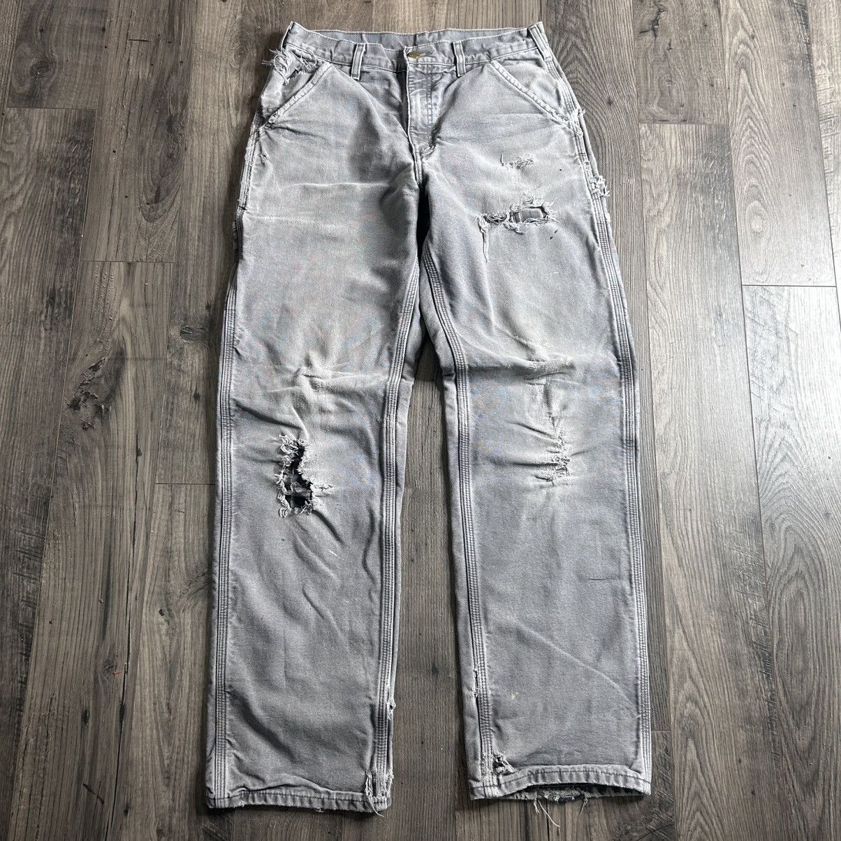 Carhartt Carhartt insulated workwear distressed pants Size US 31 - 1 Thumbnail