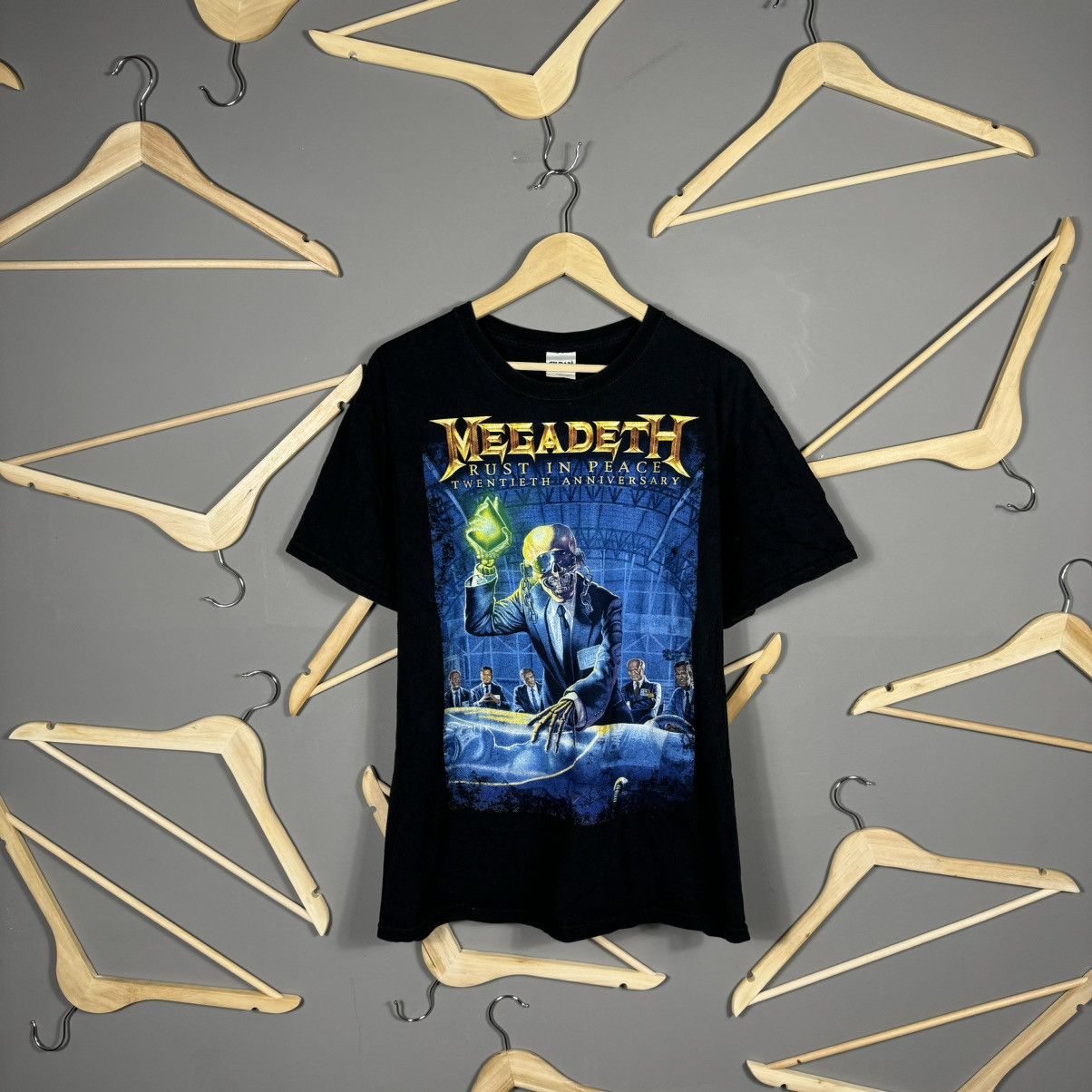 Megadeth Rust In Peace 30th Anniversary T-Shirt – Official Men’s Band Merch, Black - View #3