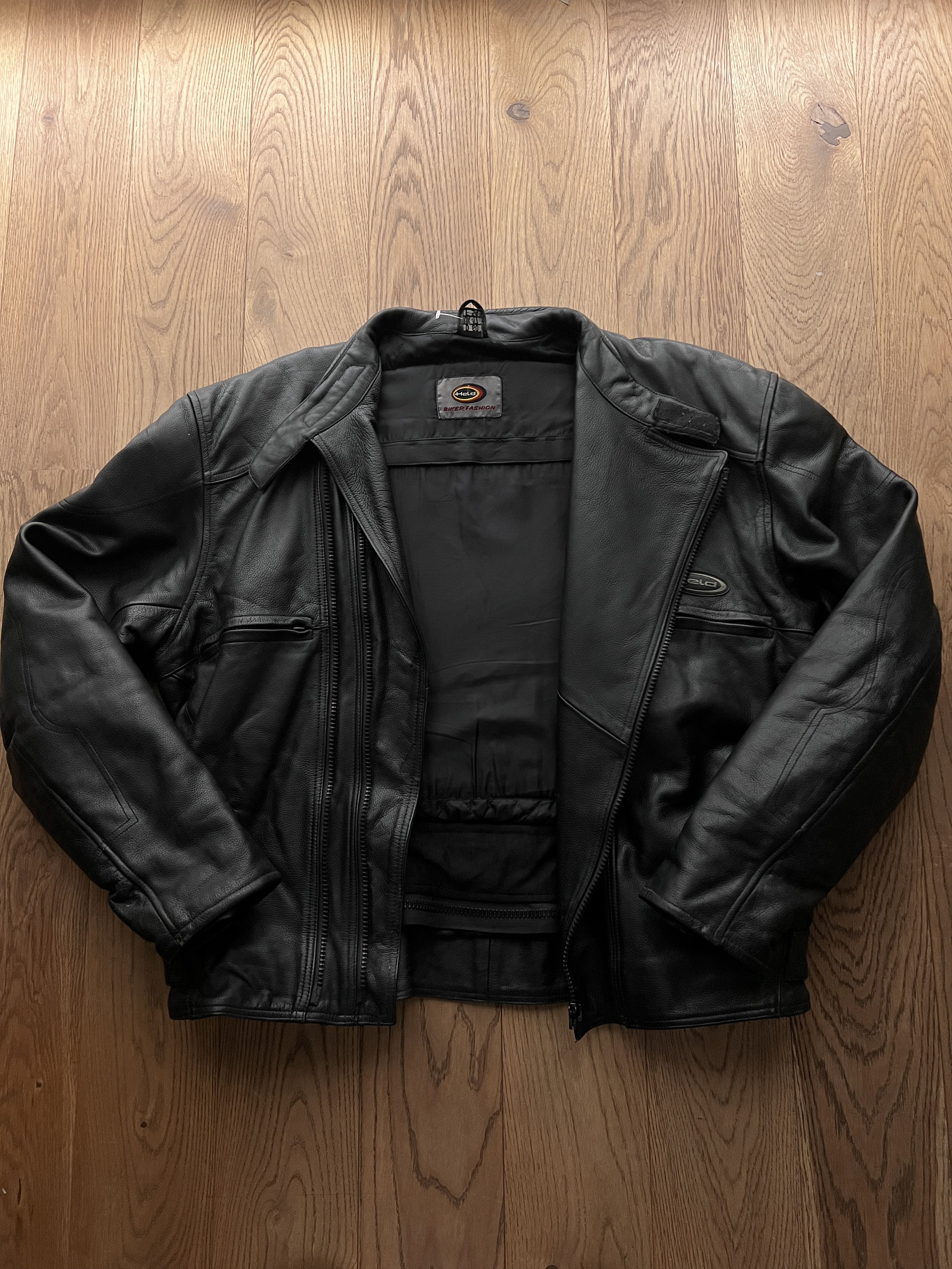 If Six Was Nine Crazy! Vintage 2000s biker racing leather bomber jacket boxy Size US XL / EU 56 / 4 - 11 Thumbnail