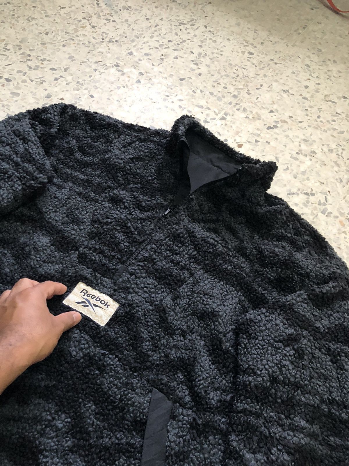 Reebok Vintage Y2K Reebok Reversible Fleece Sherpa Half Zip Jacket Size US XL / EU 56 / 4 - 13 Thumbnail