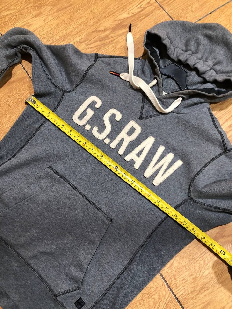 G-Star Big Logo Gray Hoodie Size M Y2K G-Star Raw Vintage Size US M / EU 48-50 / 2 - 15 Thumbnail