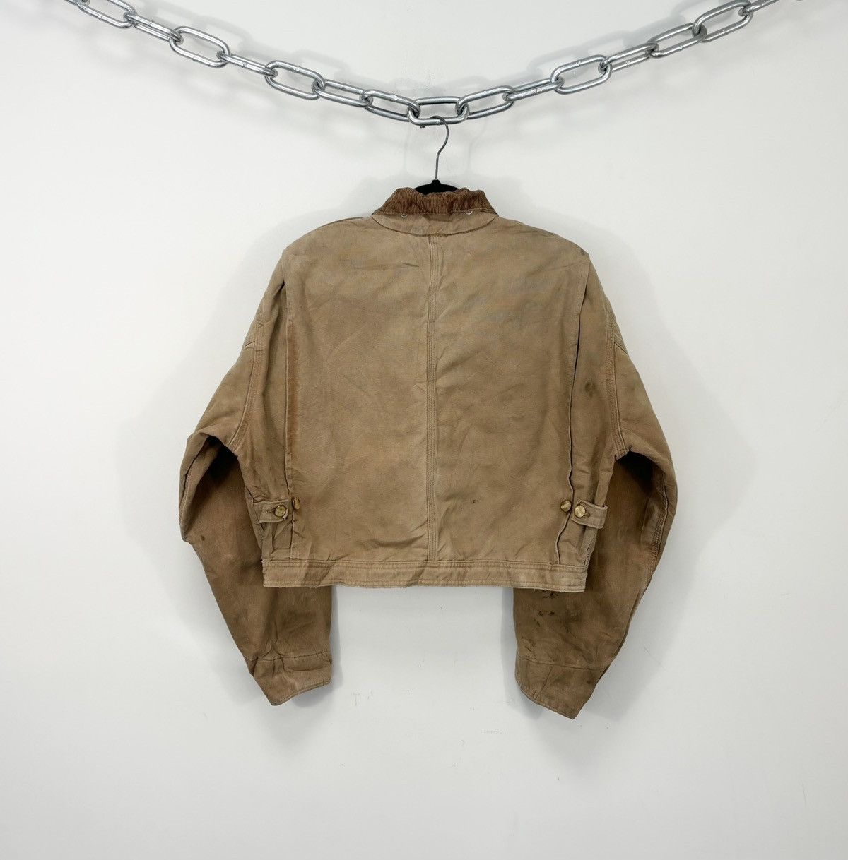 Carhartt Vintage 90s Carhartt USA Made Y2K Work Boxy Cropped Jacket Size US M / EU 48-50 / 2 - 2 Thumbnail