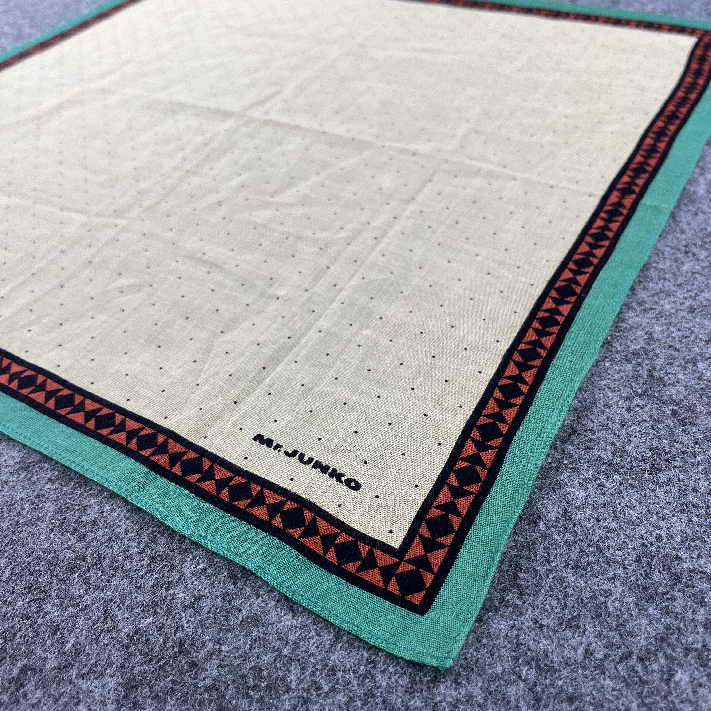 Japanese Brand × Mr. Junko × Vintage Mr. Junko Handkerchief / Bandana / Neckerchief B409 Size ONE SIZE - 4 Thumbnail
