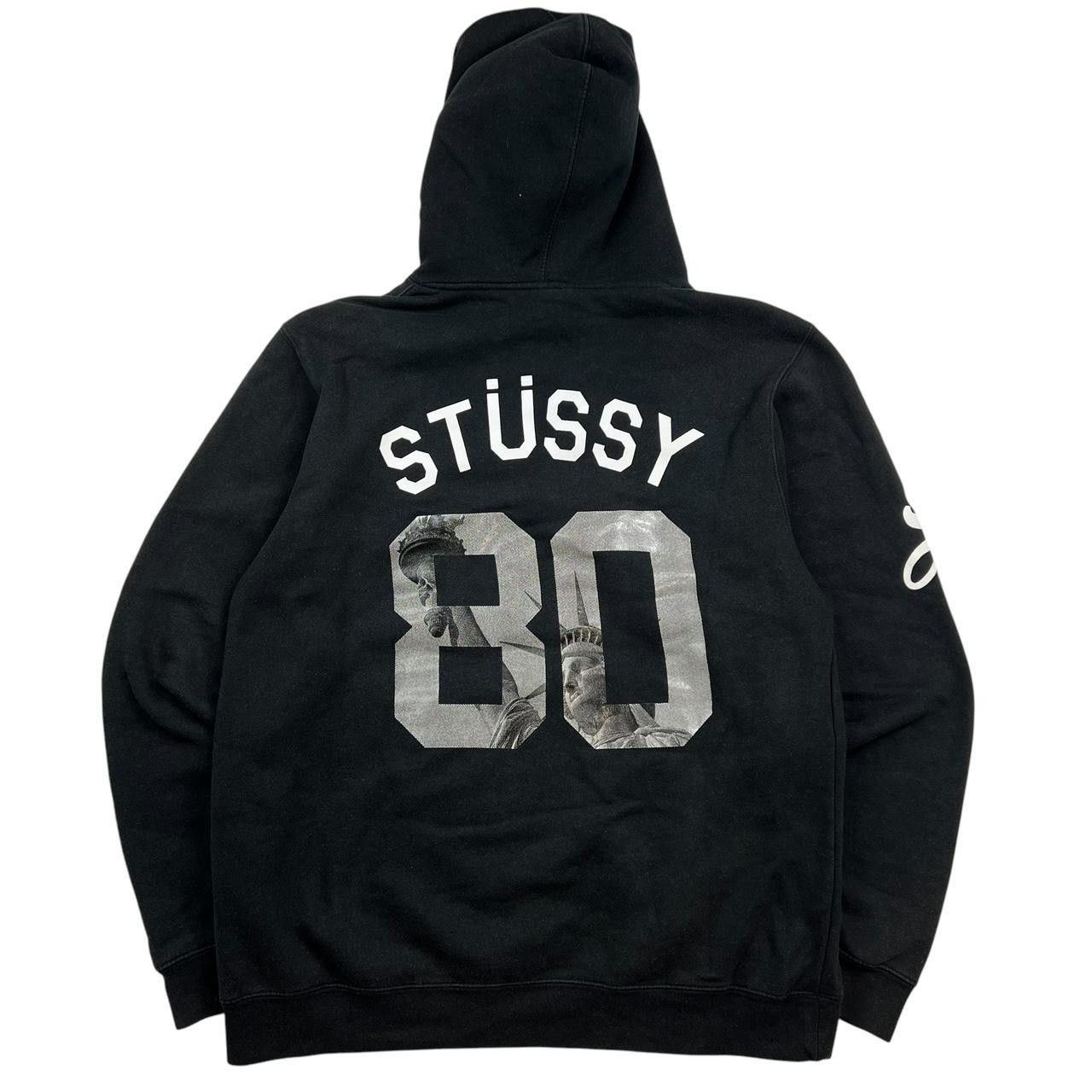 Stussy Vintage Stussy NYC Pullover Hoodie Black - Large Size US L / EU 52-54 / 3 - 2 Thumbnail