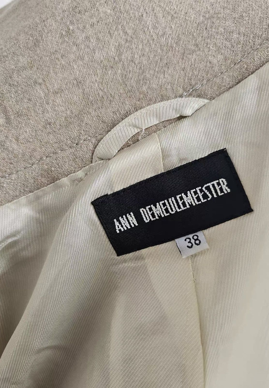 Ann Demeulemeester Ann Demeulemeester linen wool coat, trench coat Size S / US 4 / IT 40 - 7 Thumbnail