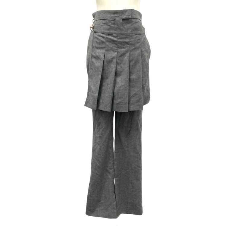 Fendi Fendi Wool Pleated Pants Size IT 36 Size 25" / US 0 / IT 36 - 1 Thumbnail