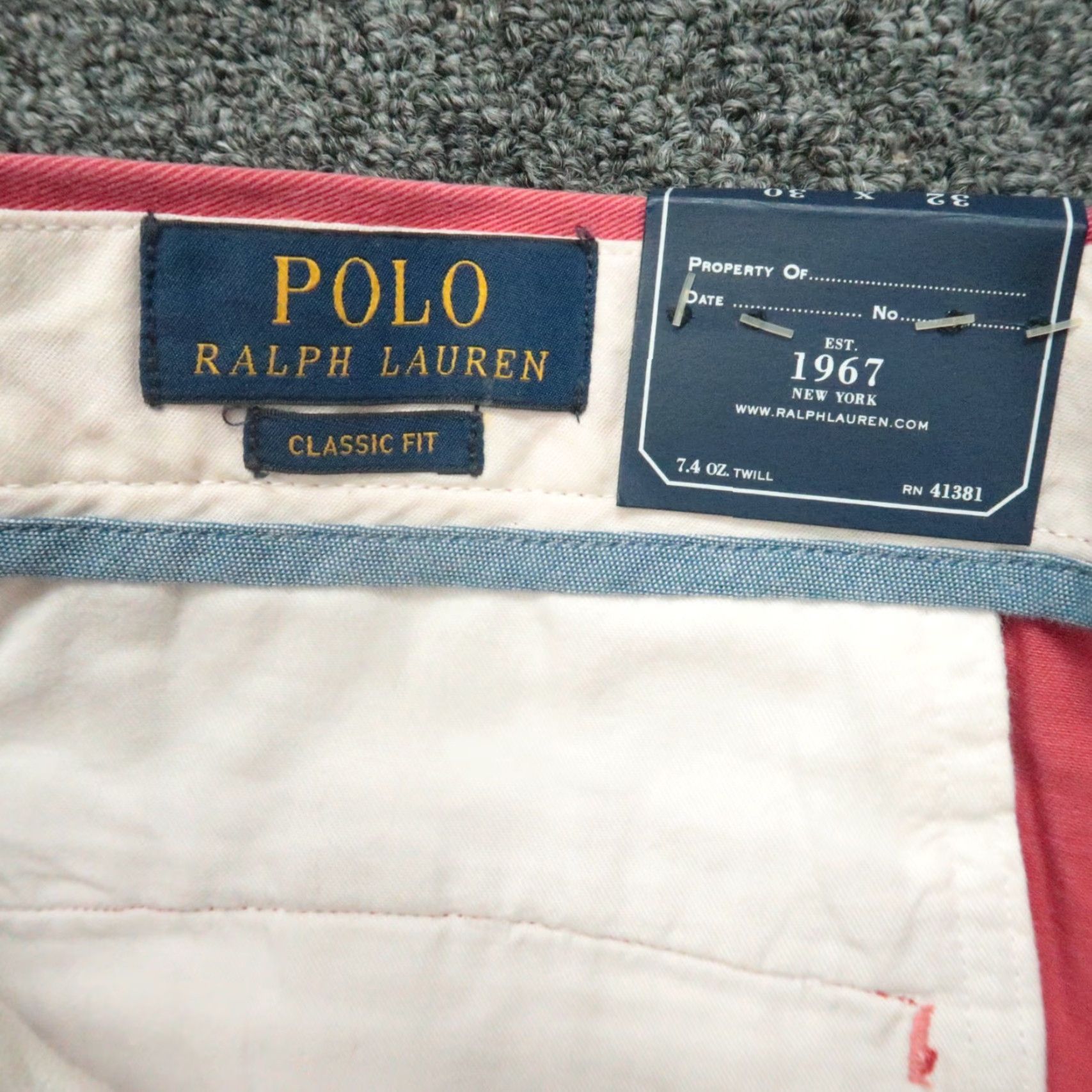 Polo Ralph Lauren Polo Ralph Lauren Pants Men Bedford Red Chino Classic Cotton Twill 32x30 NWT Size US XS / EU 42 / 0 - 4 Thumbnail