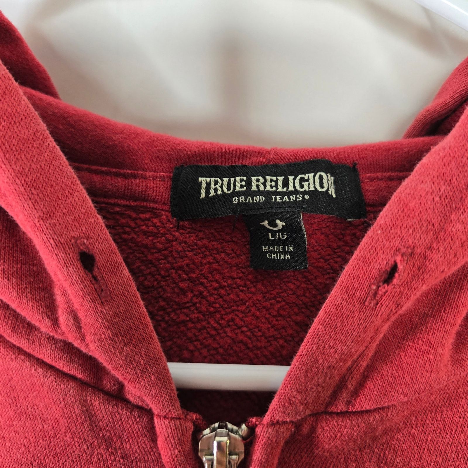 True Religion True Religion Buddha Full Zip Hoodie Sweatshirt Size Large Size US L / EU 52-54 / 3 - 3 Thumbnail