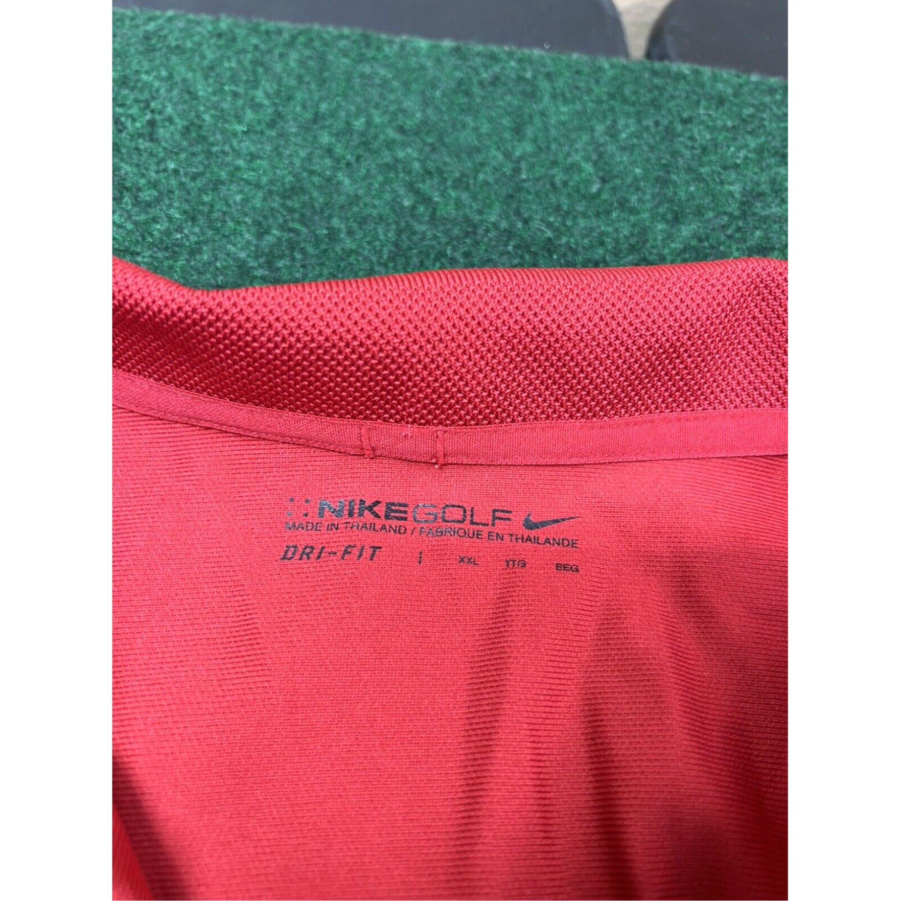Nike Nike Golf Polo Shirt Men's 2XL Red FIT DRY Short Sleeve Size US XXL / EU 58 / 5 - 4 Thumbnail