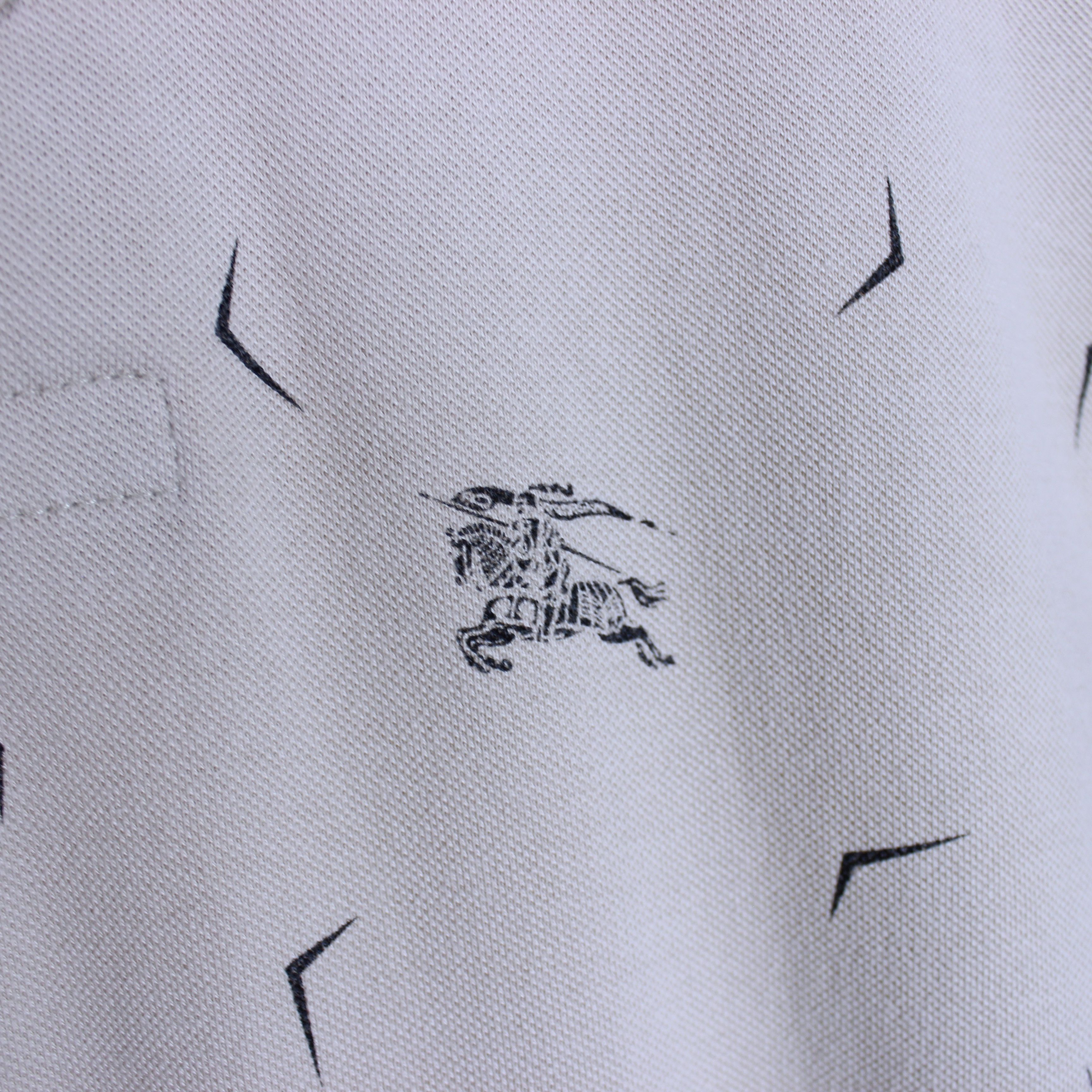 Burberry Burberry polo monogram shirt S M beige Size US M / EU 48-50 / 2 - 6 Thumbnail