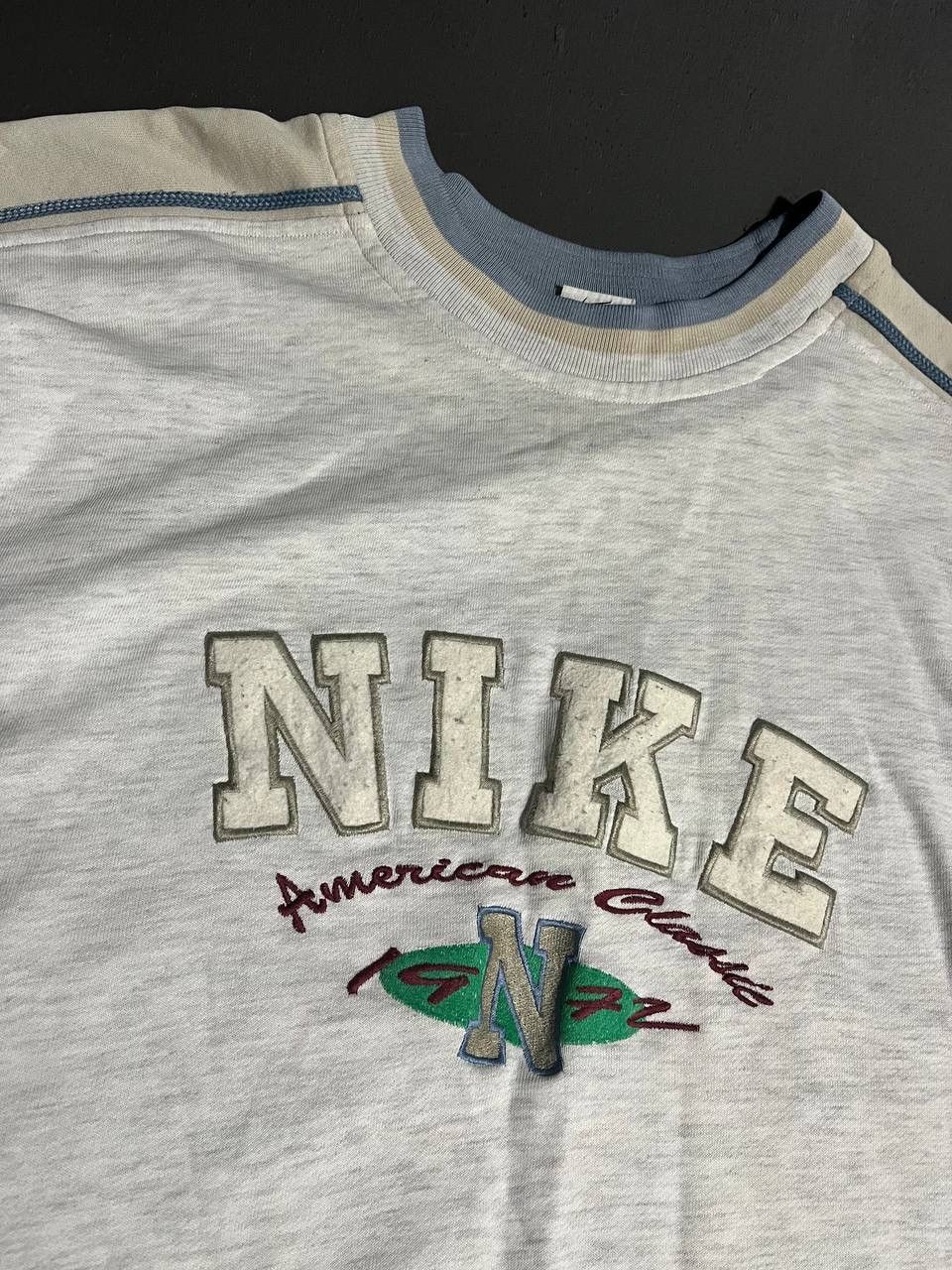 Nike Vintage 70s Nike Sweatshirt, Spell Out Size US XL / EU 56 / 4 - 2 Thumbnail