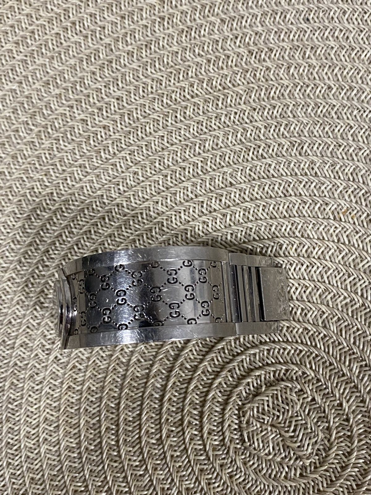 Gucci Vintage Gucci Twirl Watch Reversible Bangle Cuff GG Monogram Size ONE SIZE - 3 Thumbnail