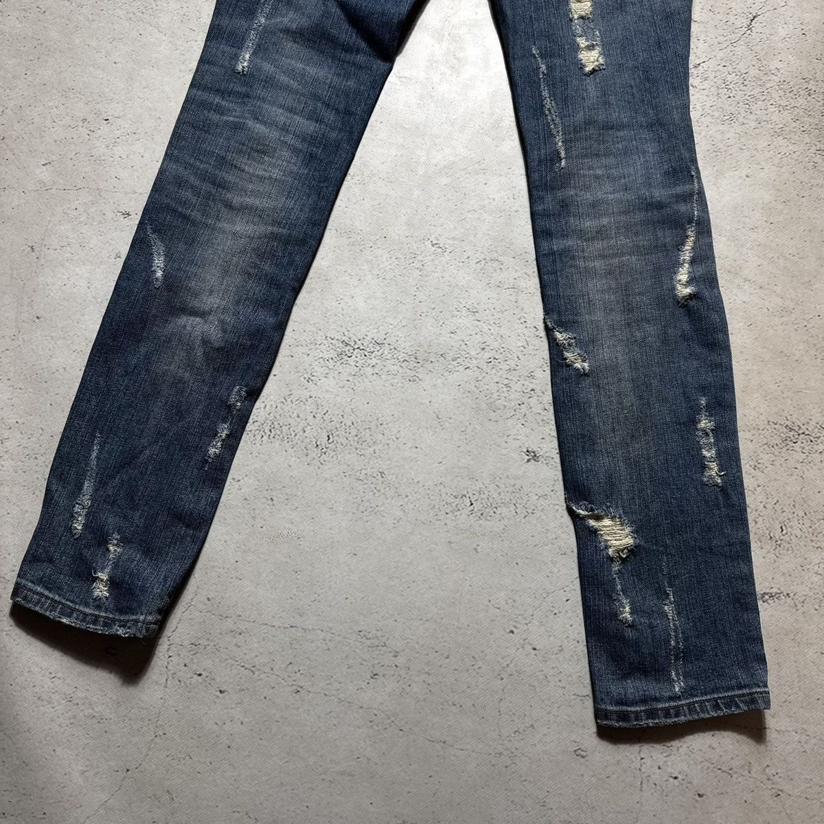 John Galliano drip john galliano distressed women jeans destroy avantgarde Size 27" / US 4 / IT 40 - 13 Thumbnail