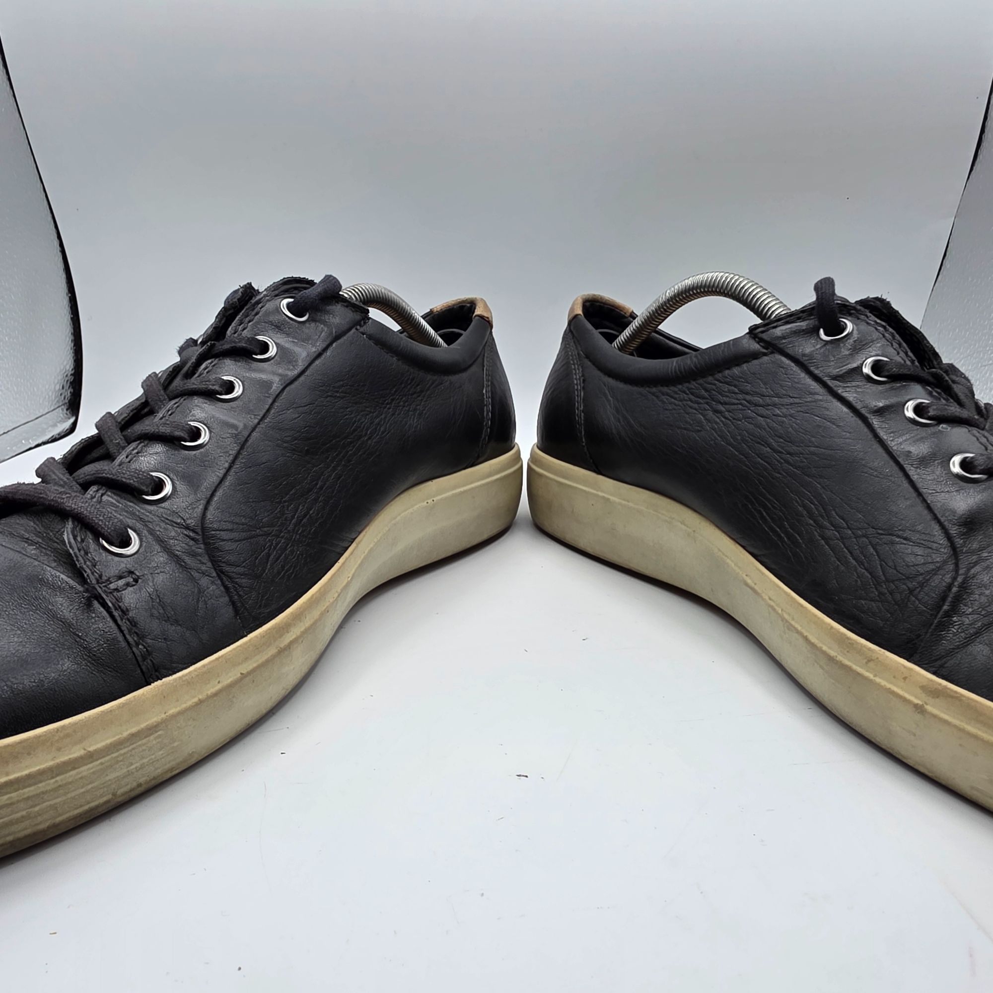 Ecco ECCO Soft 7 Mens Size 13 Black Leather Lace Up Shoes Walking Size US 13 / EU 46 - 3 Thumbnail