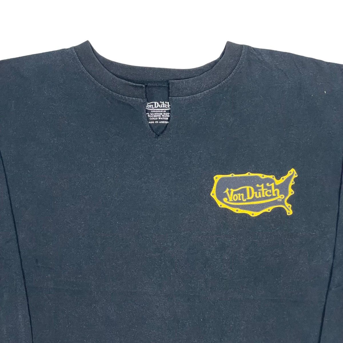 Von Dutch VTG Von Dutch Big Back Logos Long Sleeve Tee Size US XL / EU 56 / 4 - 3 Thumbnail