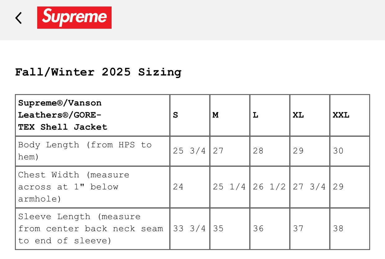 Supreme [In Hand] Supreme x Vanson Leathers GORE-TEX Shell Jacket Size US M / EU 48-50 / 2 - 5 Thumbnail