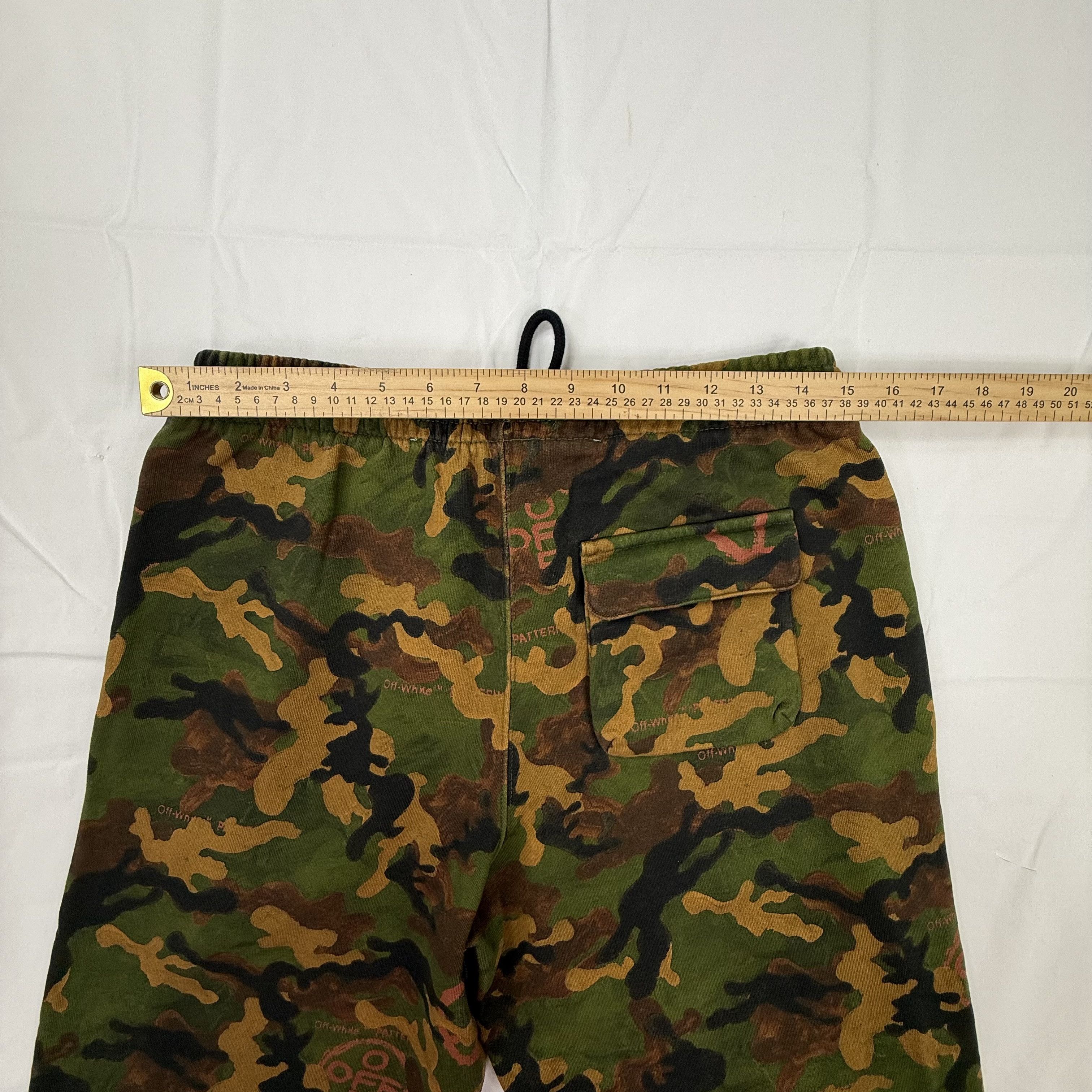 Off-White Off-White Virgil Abloh Camo Arrow Logo Sweatpants Size M Size US 32 / EU 48 - 8 Thumbnail