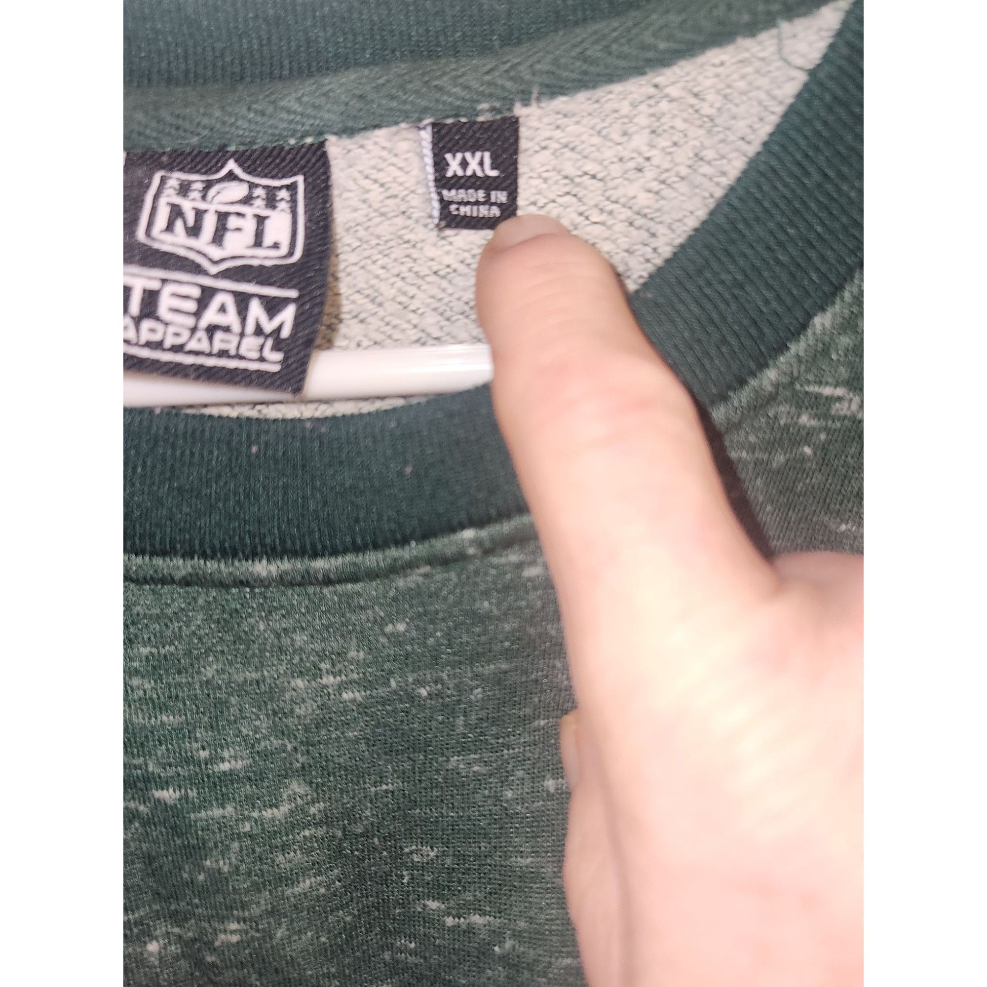 Other NY Jets NFL Team Apparel Sweatshirt Gray & Green Long Sleeve Size US XXL / EU 58 / 5 - 5 Thumbnail