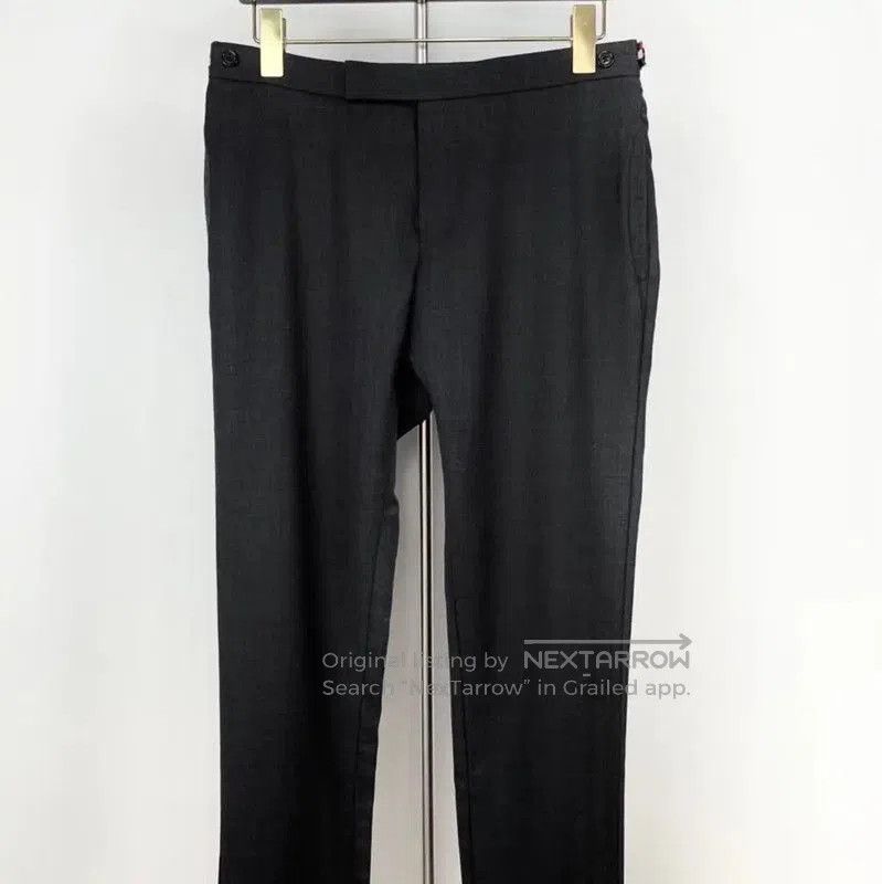 Thom Browne Thom Browne Classic Dark Gray Wool Casual Pants . Size US 38 / EU 54 - 1 Thumbnail